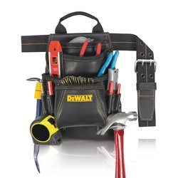 10 Pocket Carpenter's Leather Nail & Tool Bag - DG5433 | DEWALT