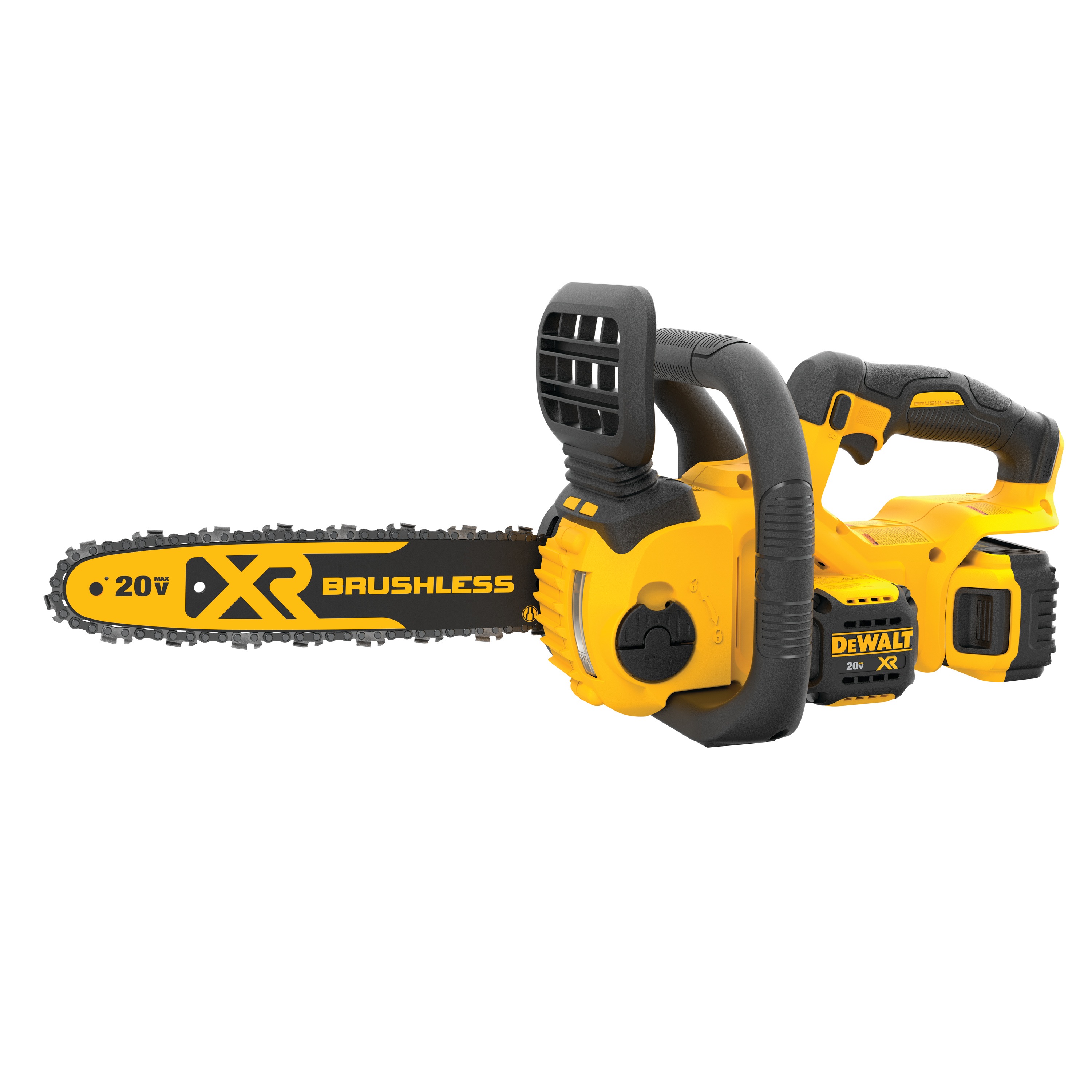 v Max Xr Compact 12 In Cordless Chainsaw Kit Dccs6p1 Dewalt