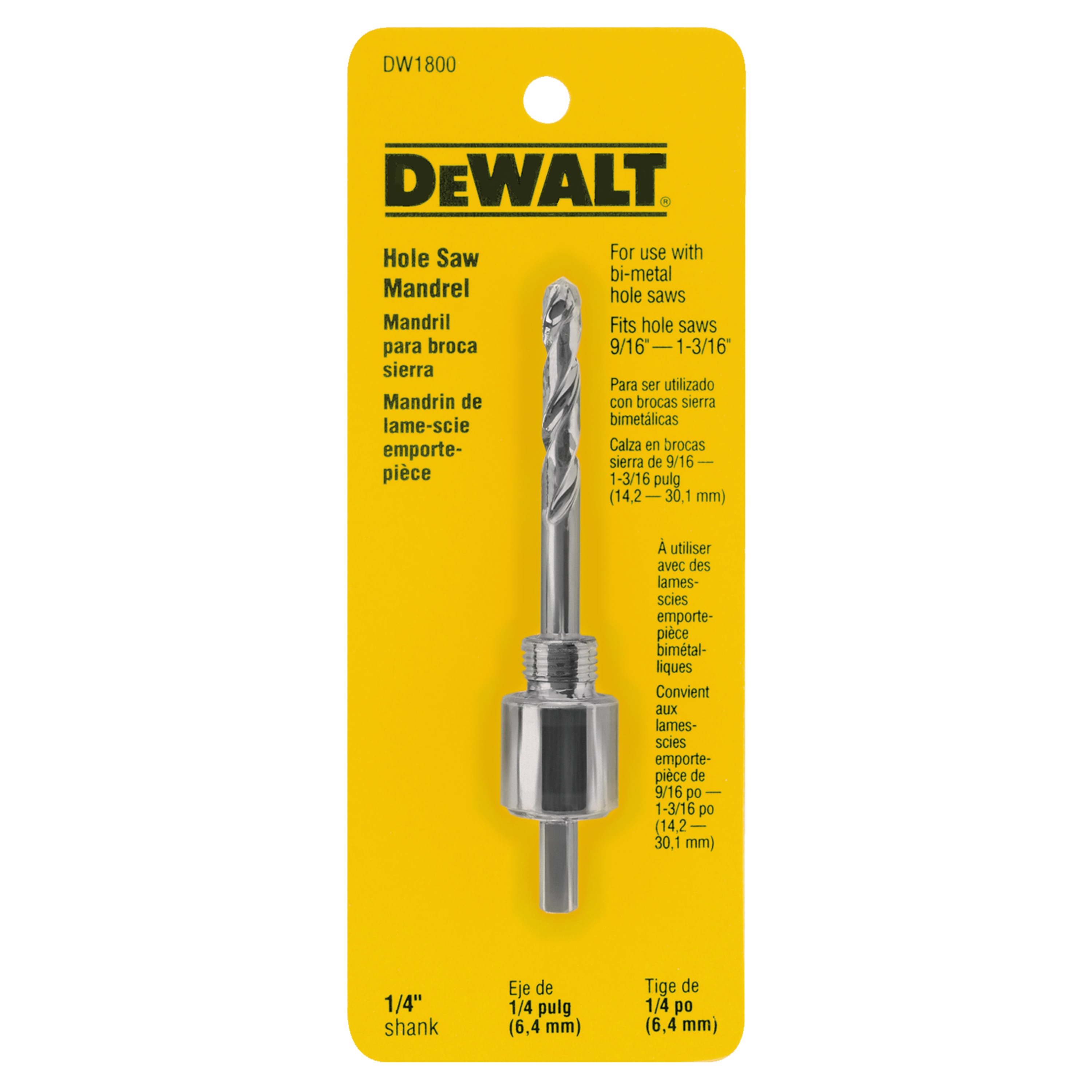 Hole Saw Mandrels | DEWALT