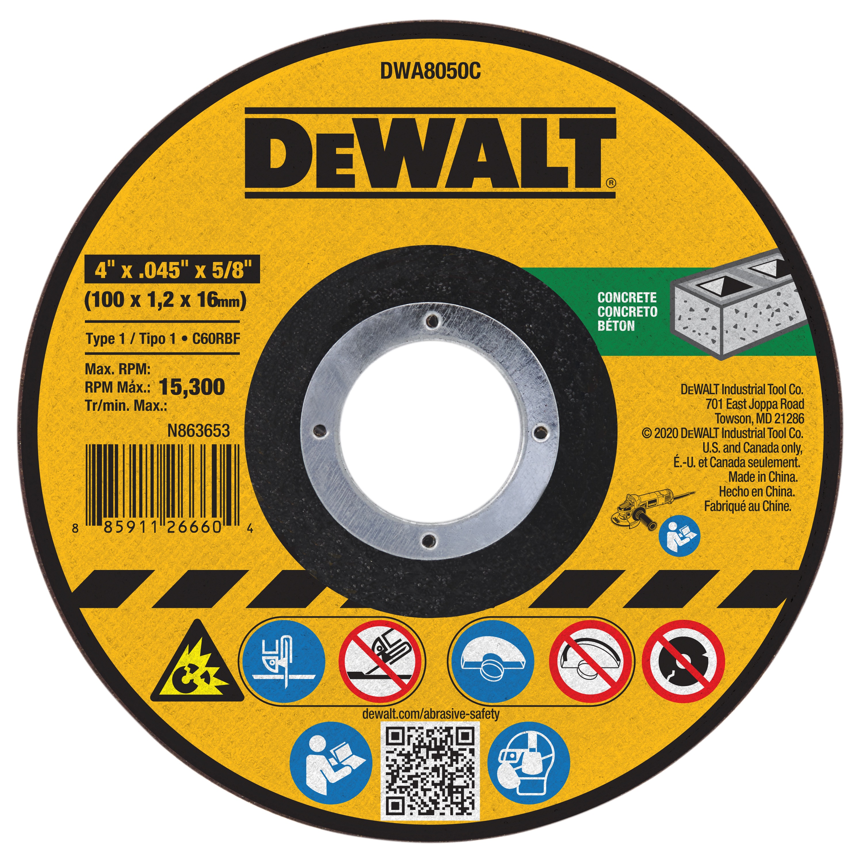 masonry cut off wheel