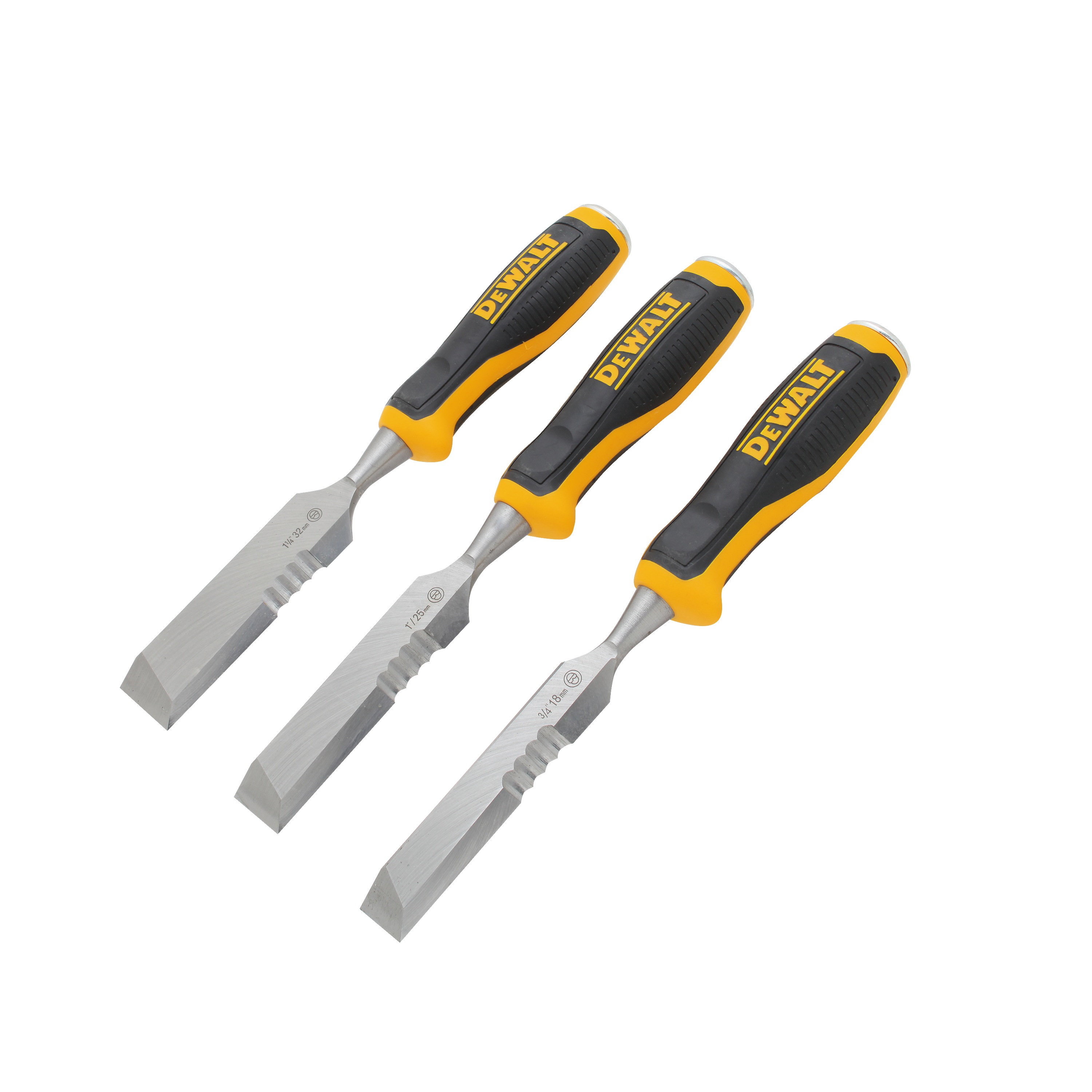 3 pc Side Strike Wood Chisel Set DWHT16148 DEWALT