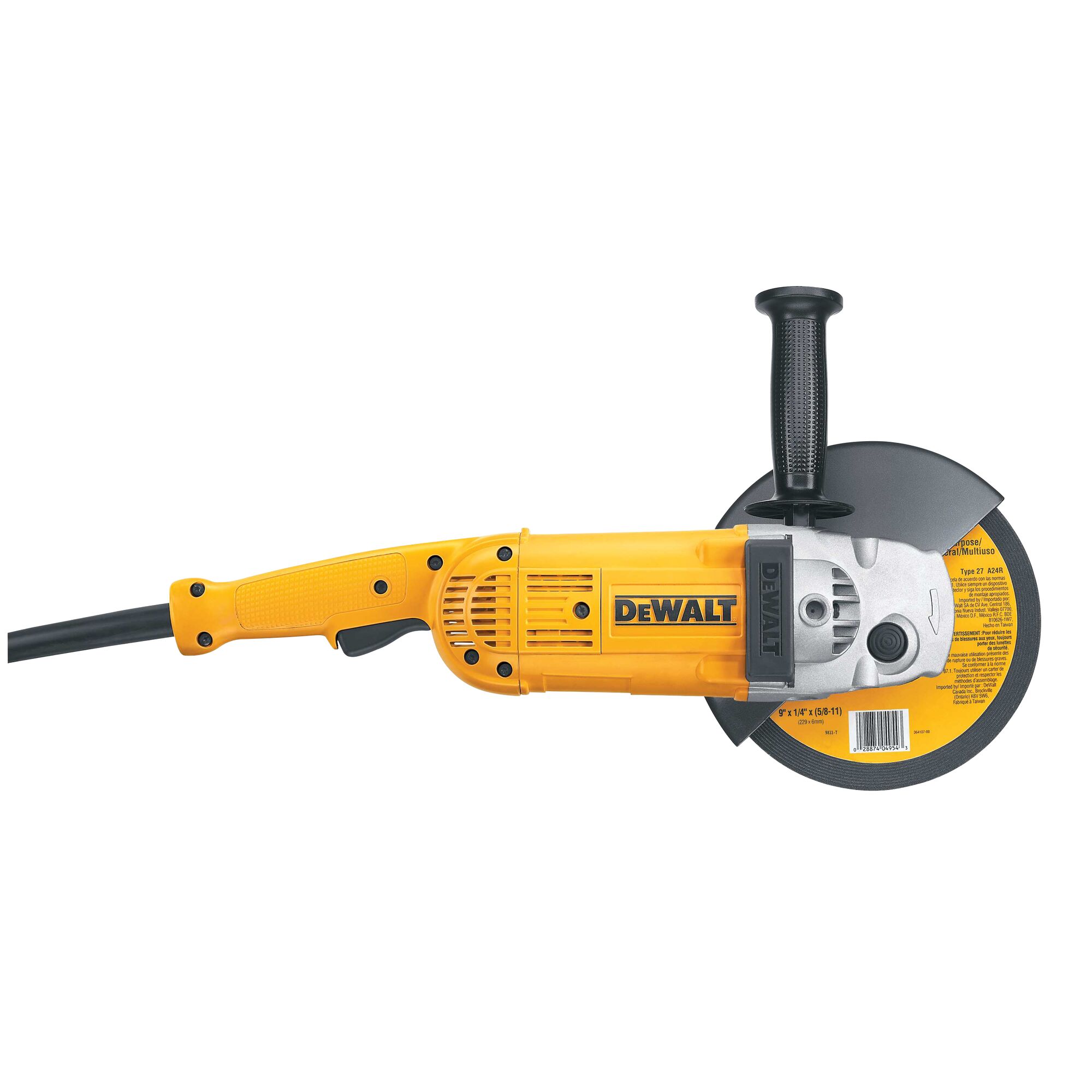 Dewalt 9 best sale inch battery grinder