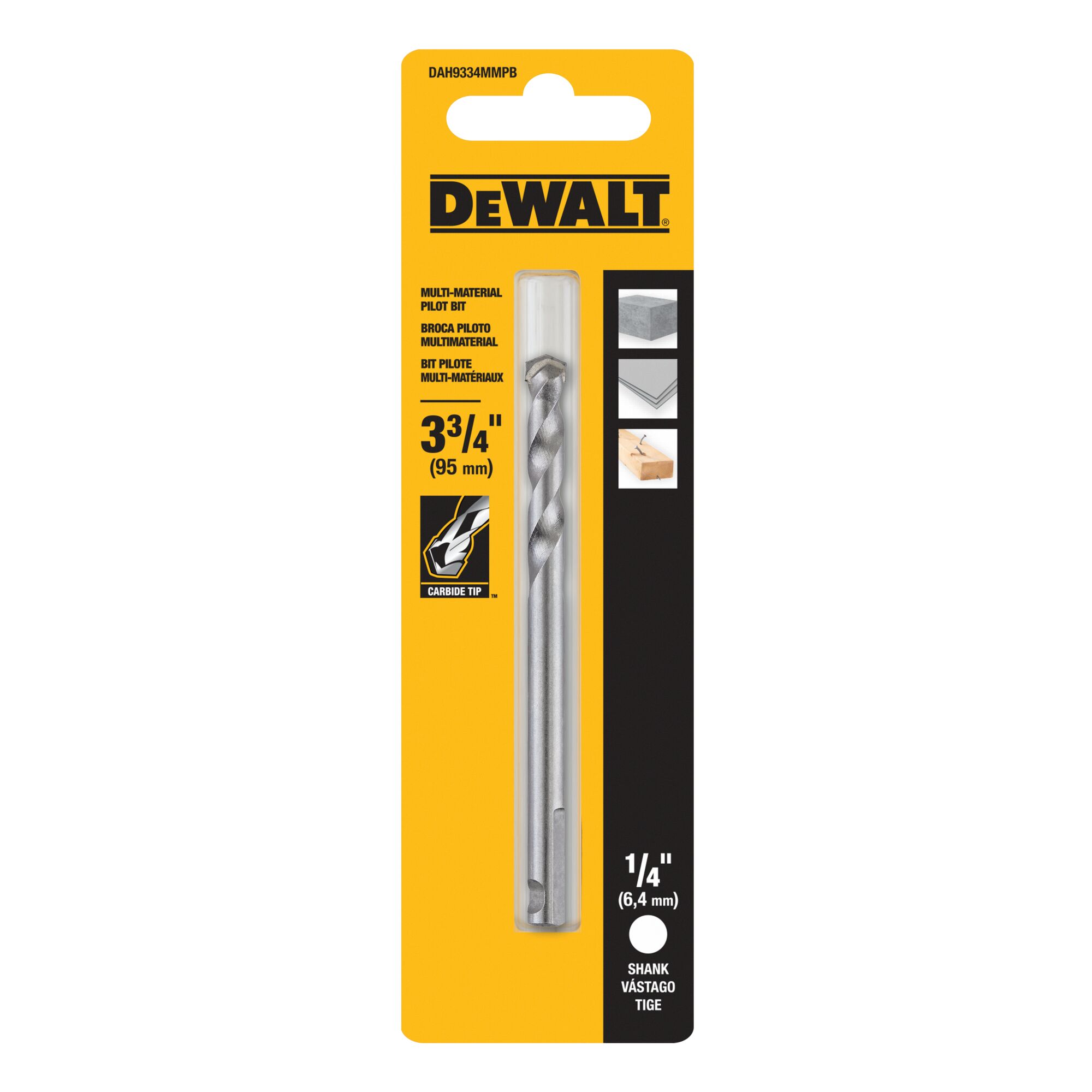 Dewalt pilot best sale drill bits