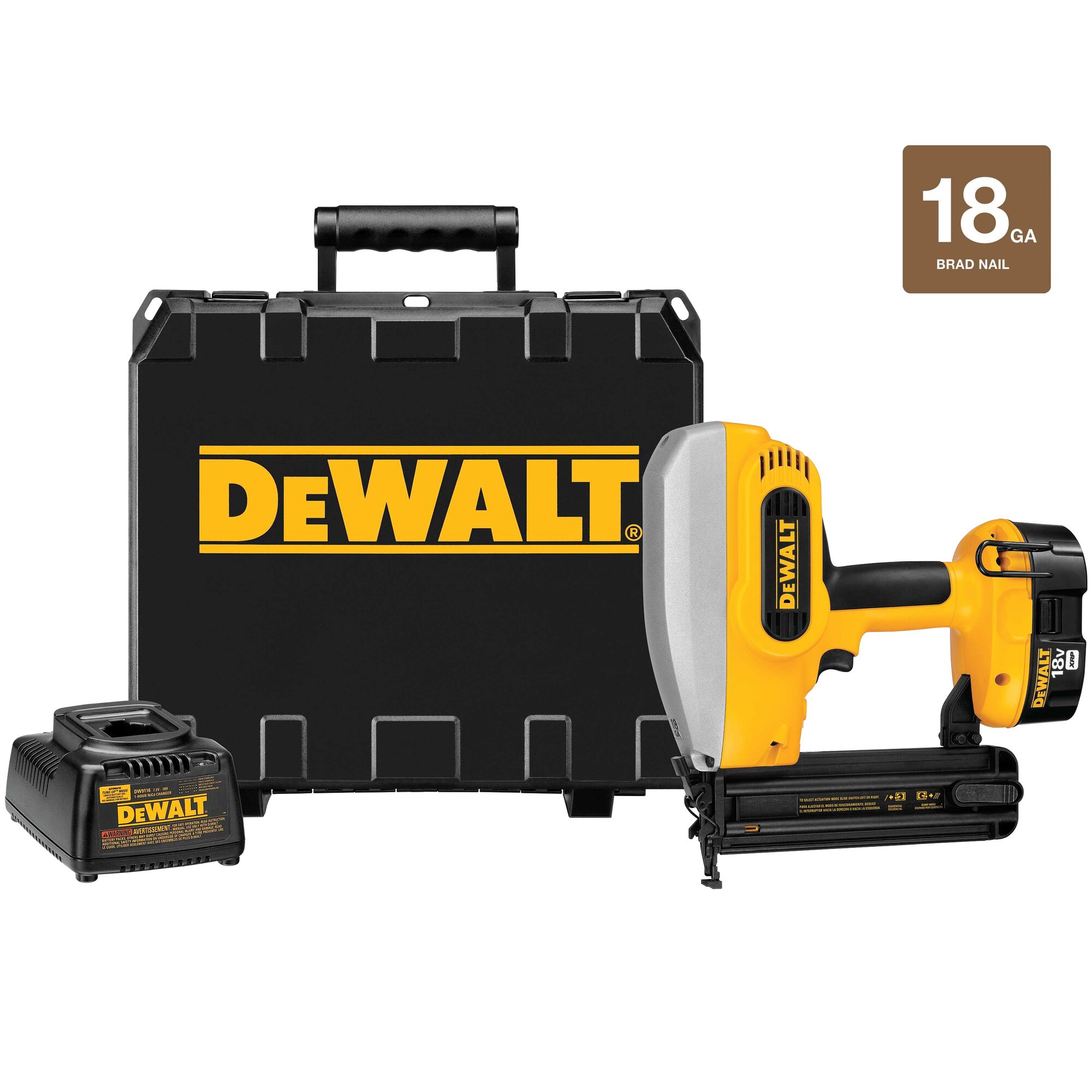 Dewalt brad 2025 nailer battery