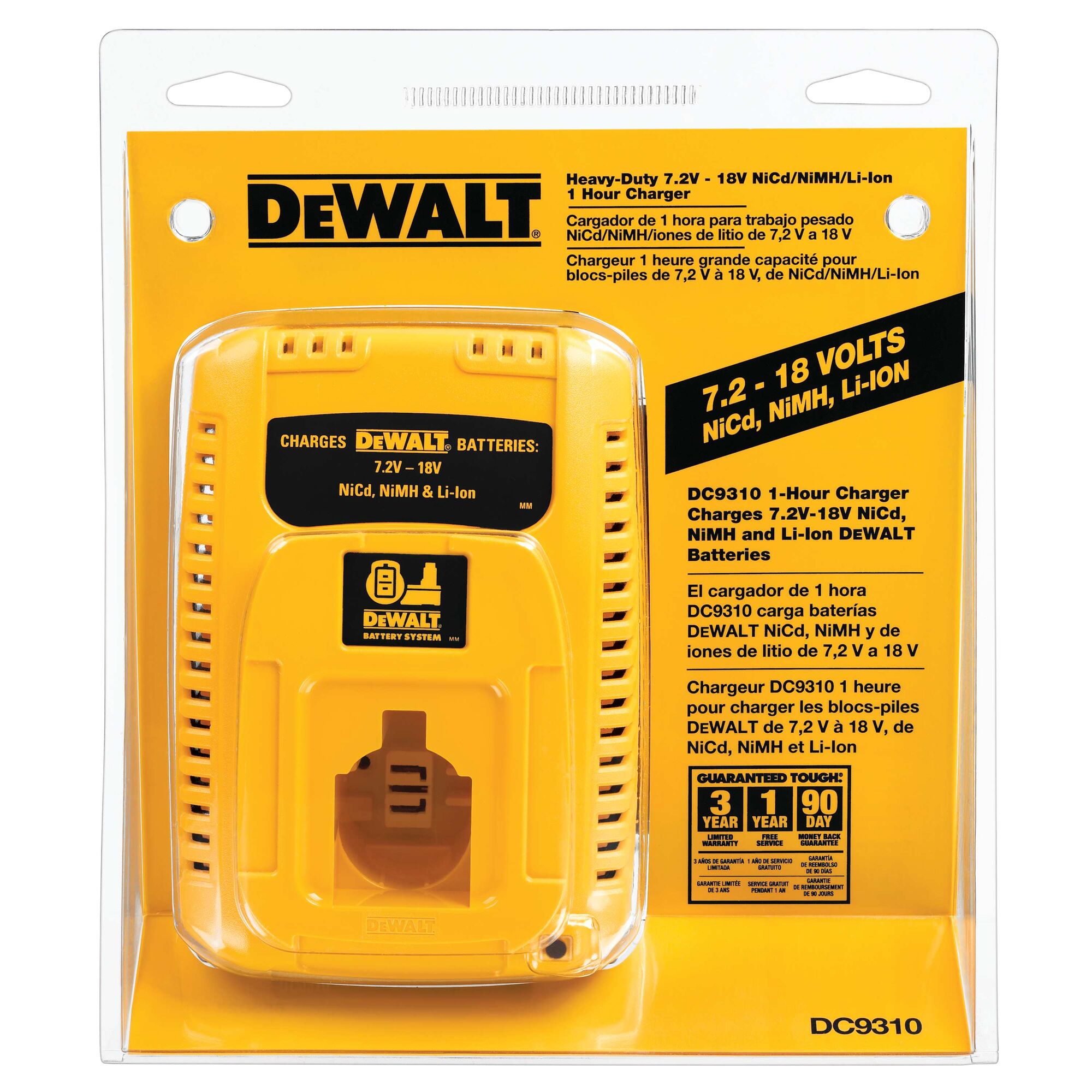 18 volt best sale dewalt battery charger