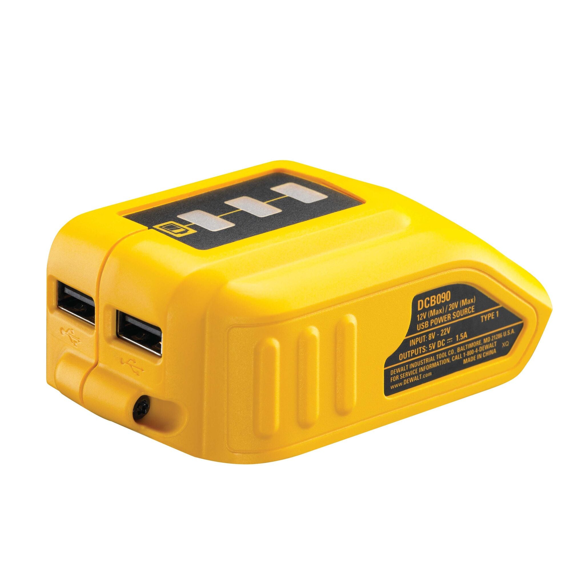 Dewalt battery best sale cell phone charger