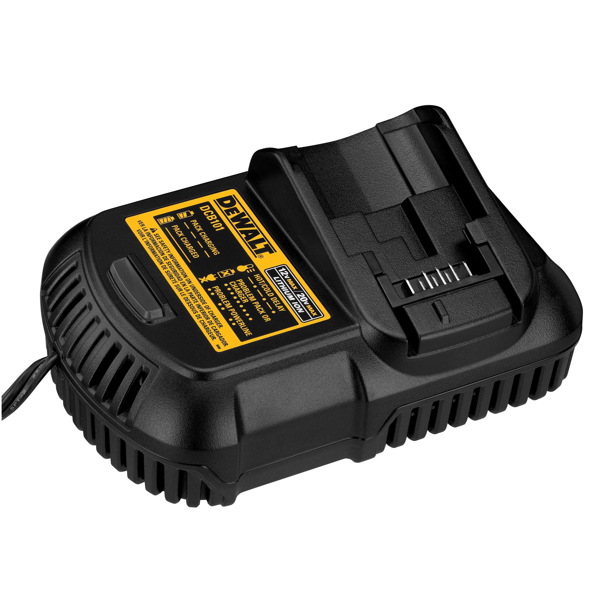 BLACK+DECKER 20V MAX Lithium Battery Charger, Compatible With 12V
