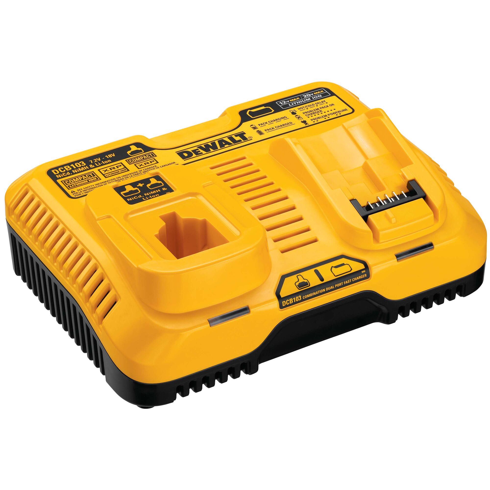 Dewalt battery best sale multi charger