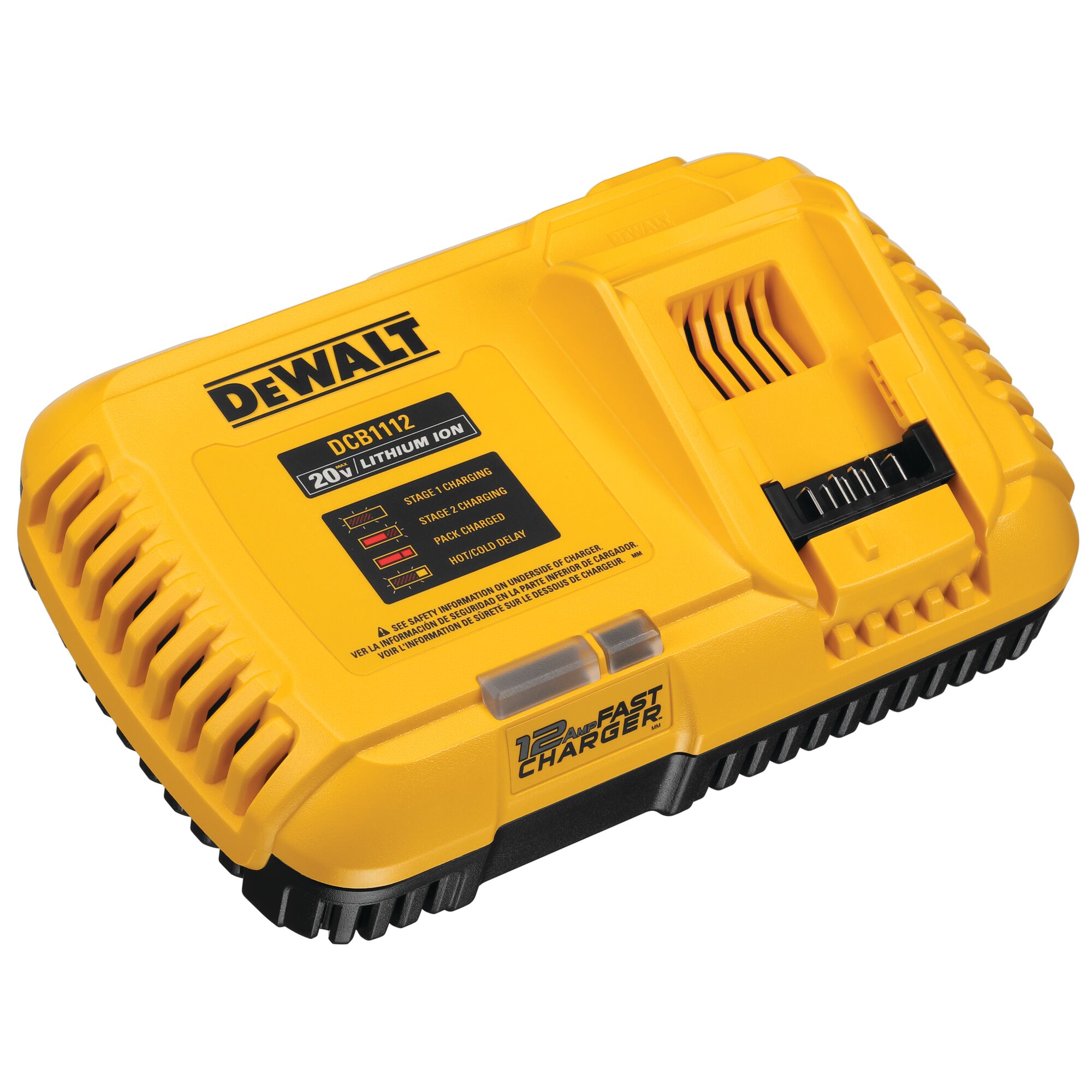 20V MAX FLEXVOLT 12 Amp Fan Cooled Fast Charger DEWALT