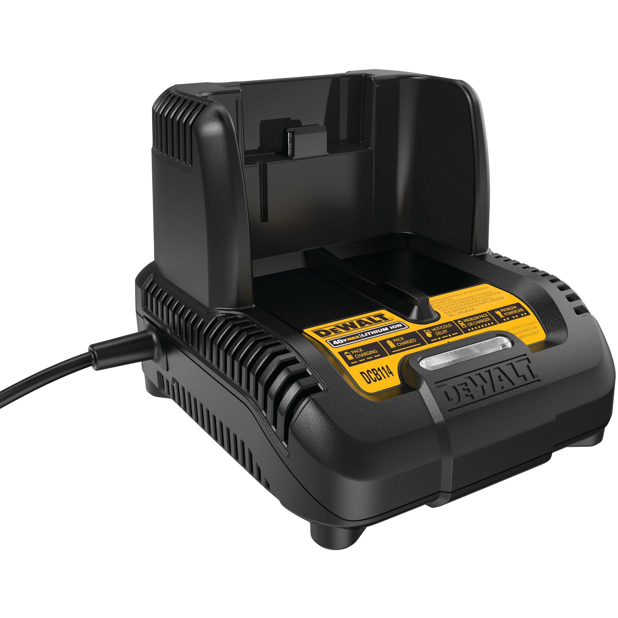 Wall mount for Black + Decker 40V battery and charger