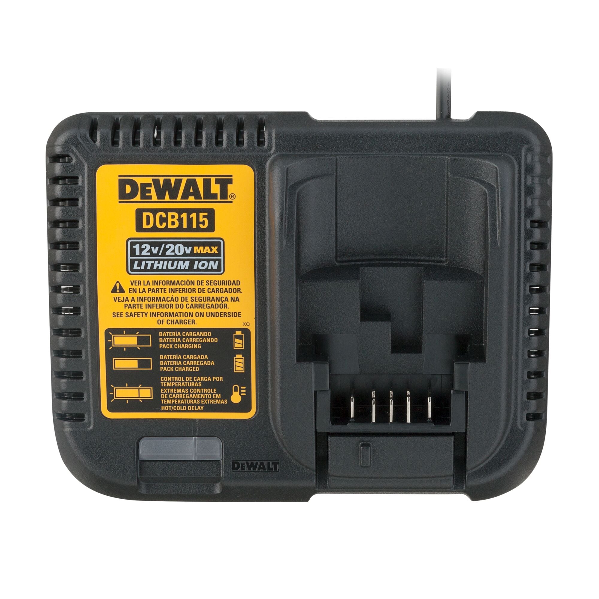 Dewalt 20v discount lithium battery charger