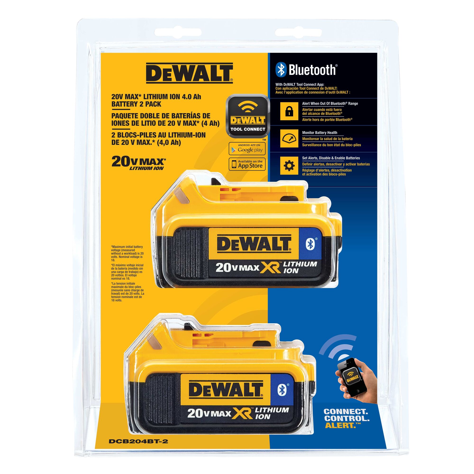 dewalt bluetooth battery