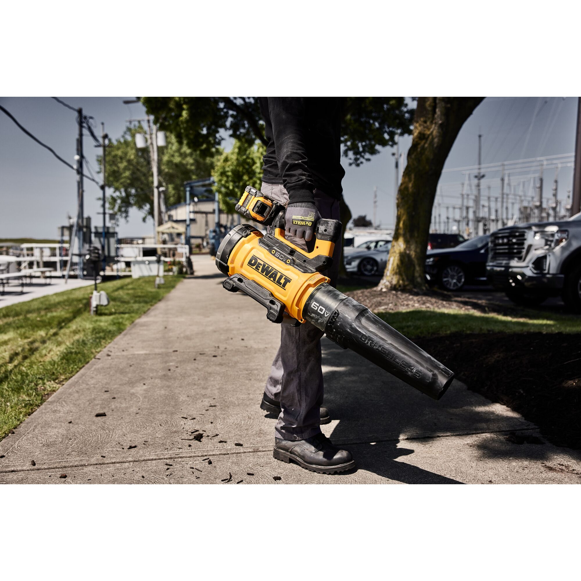 Dewalt backpack best sale blower 60v