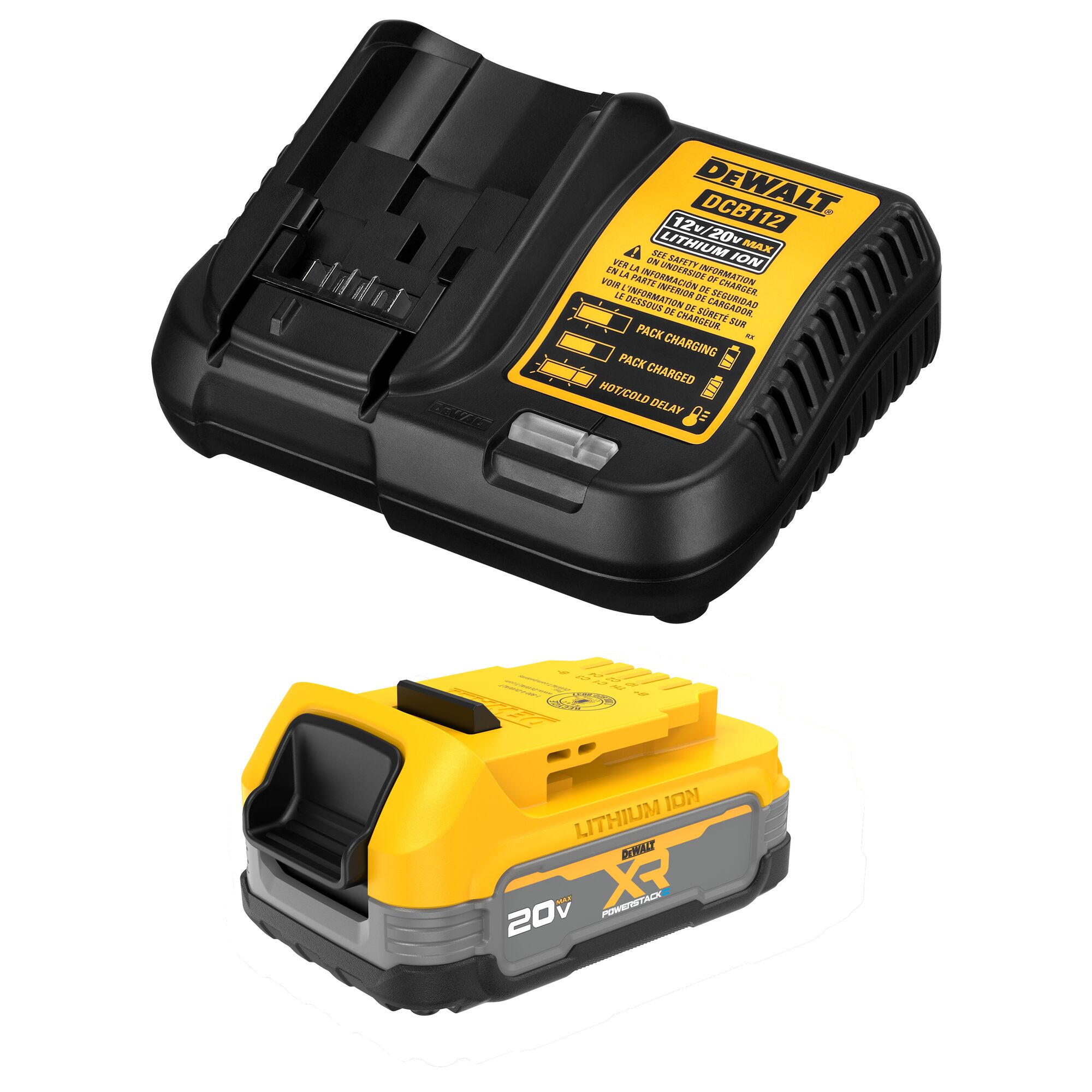 Dewalt charger 2025 and battery combo