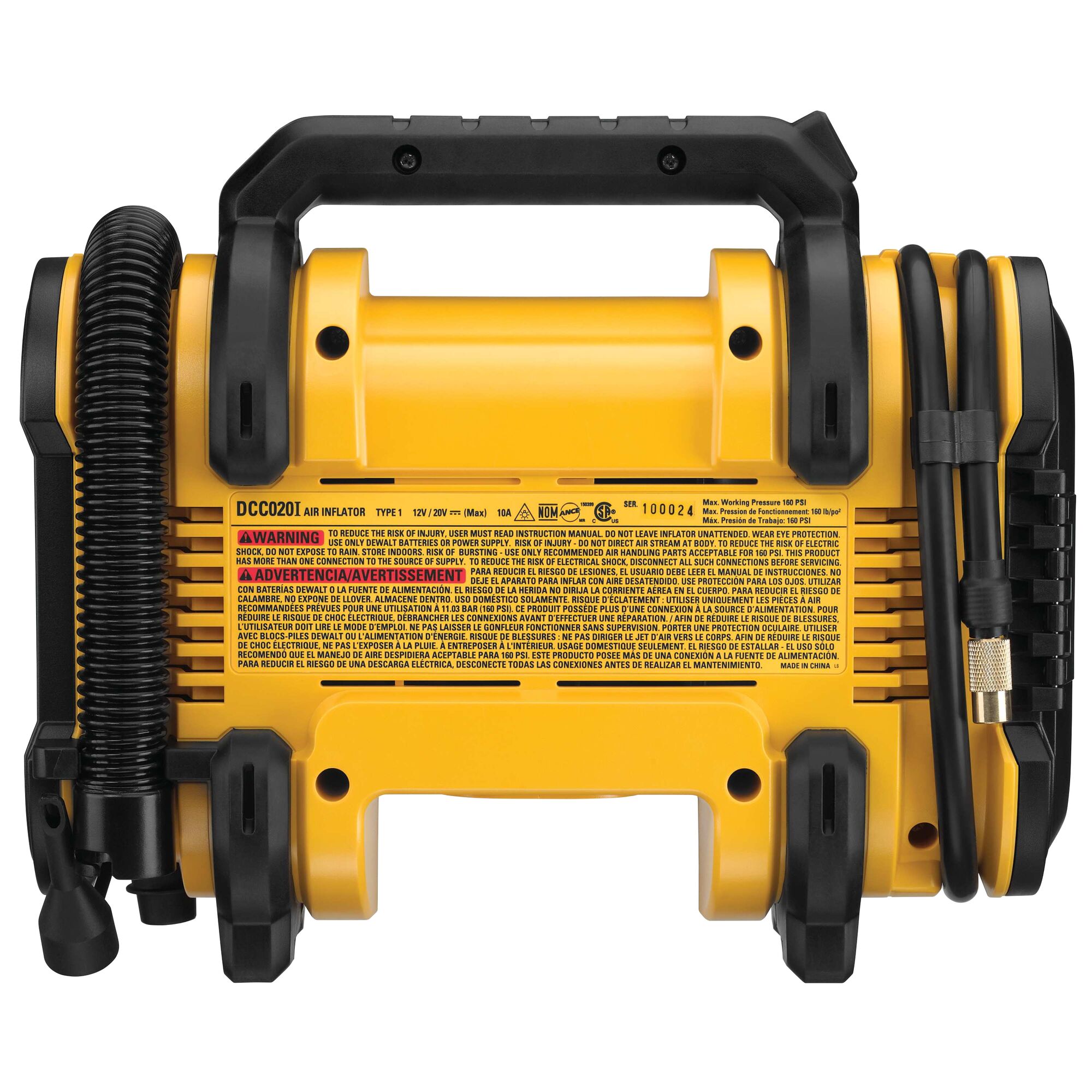 Dewalt air compressor discount and battery charger