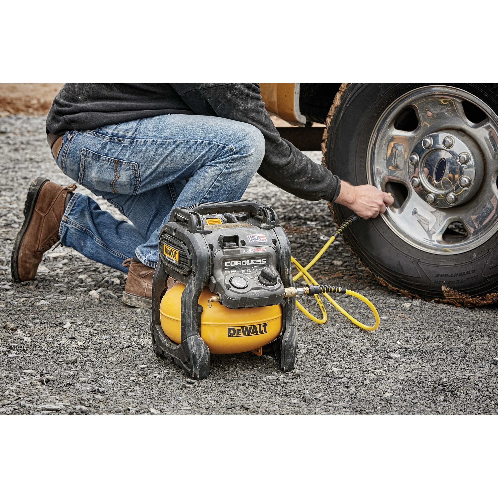 Dewalt cordless air online compressor review