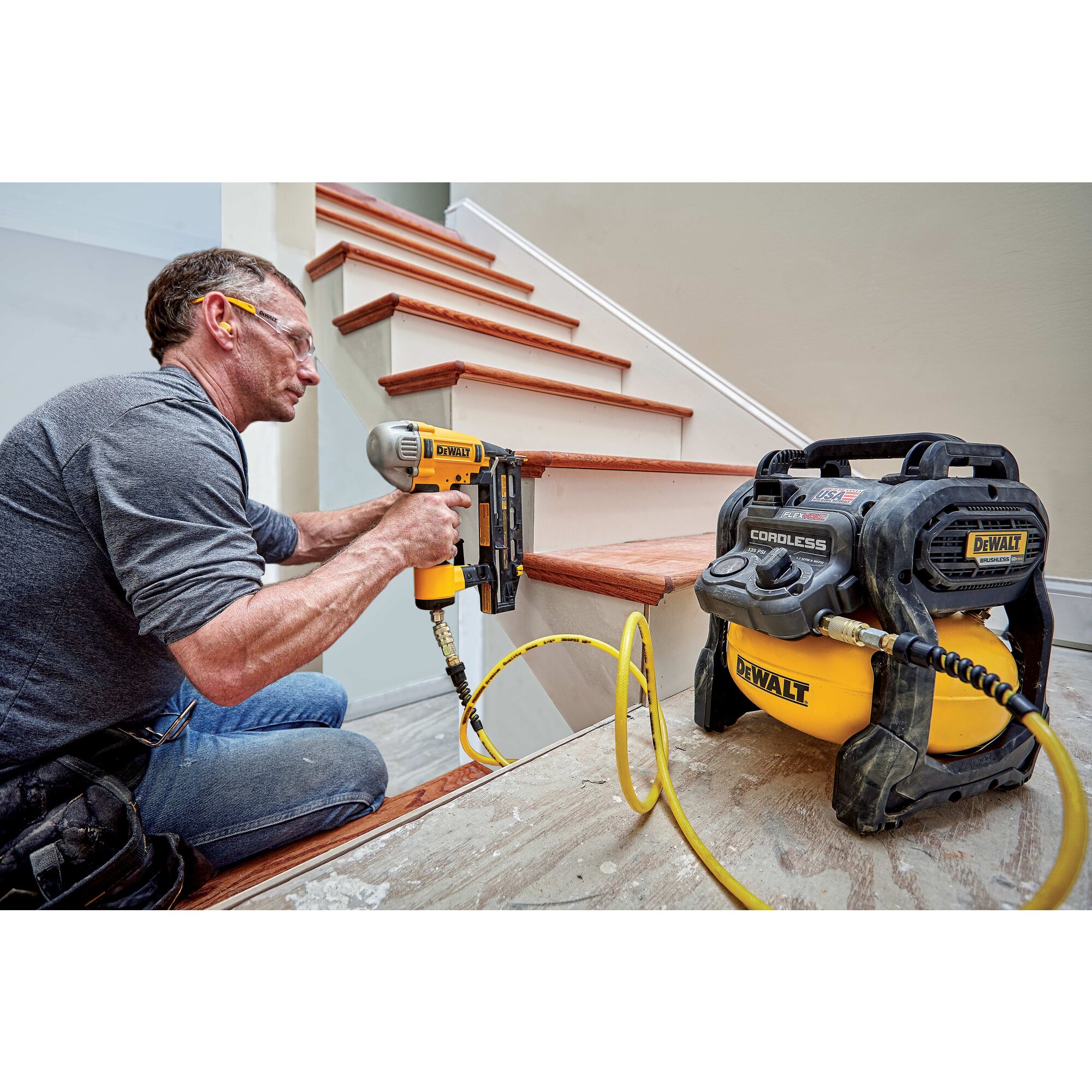 Dewalt battery powered online compressor