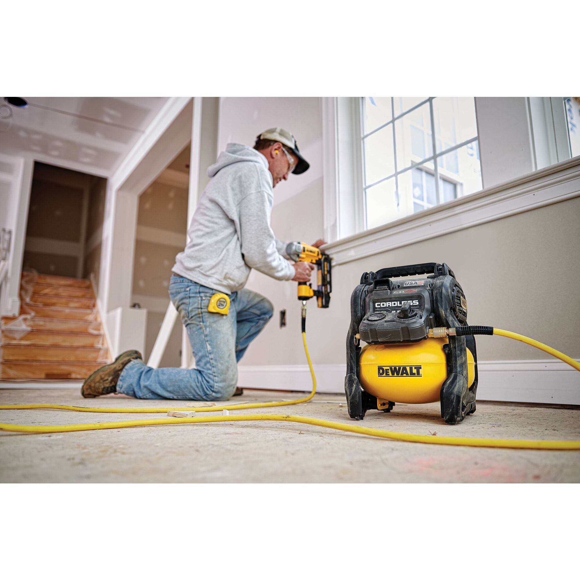 Dewalt 60v air compressor best sale bare tool