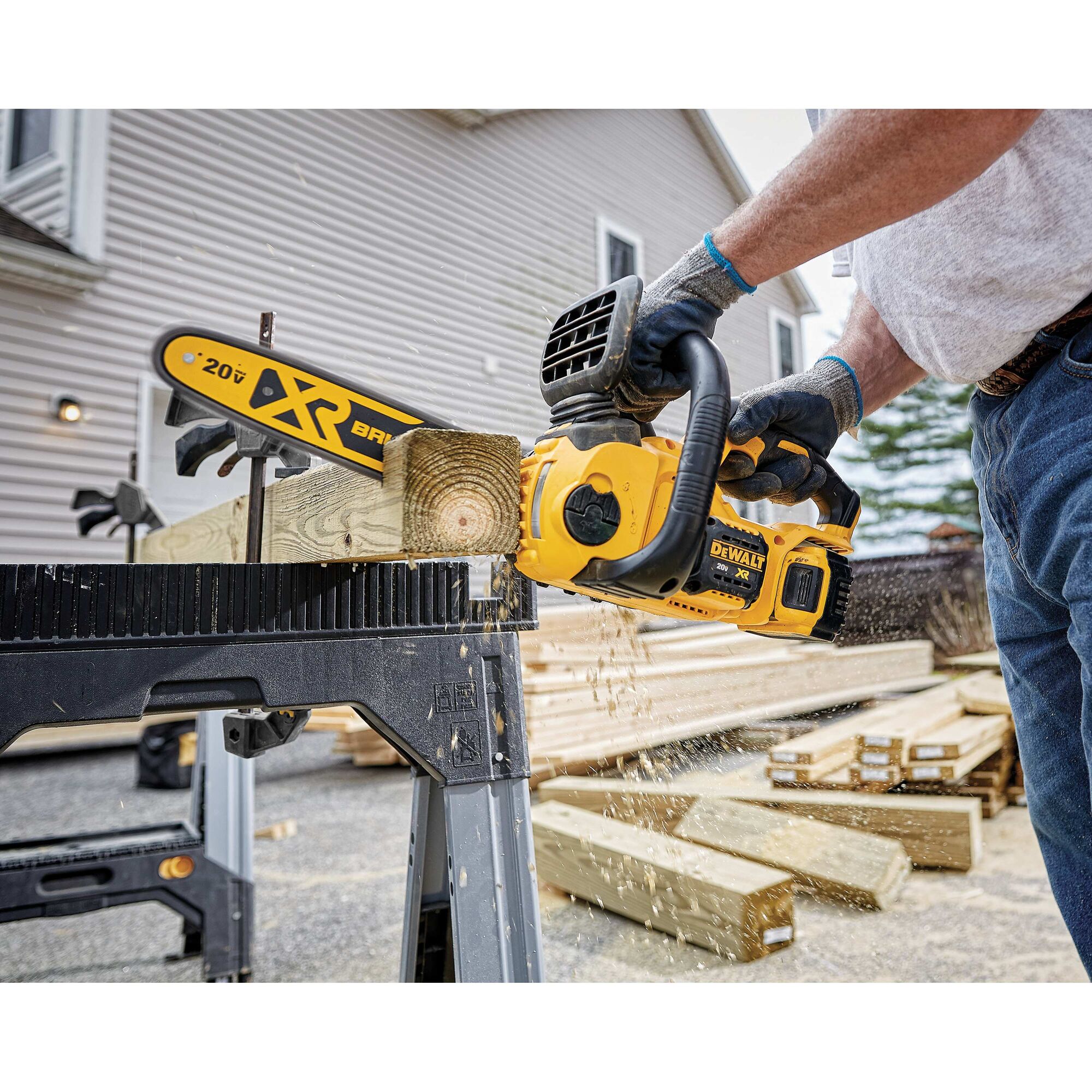 20V MAX XR Compact 12 in Cordless Chainsaw Tool Only DEWALT