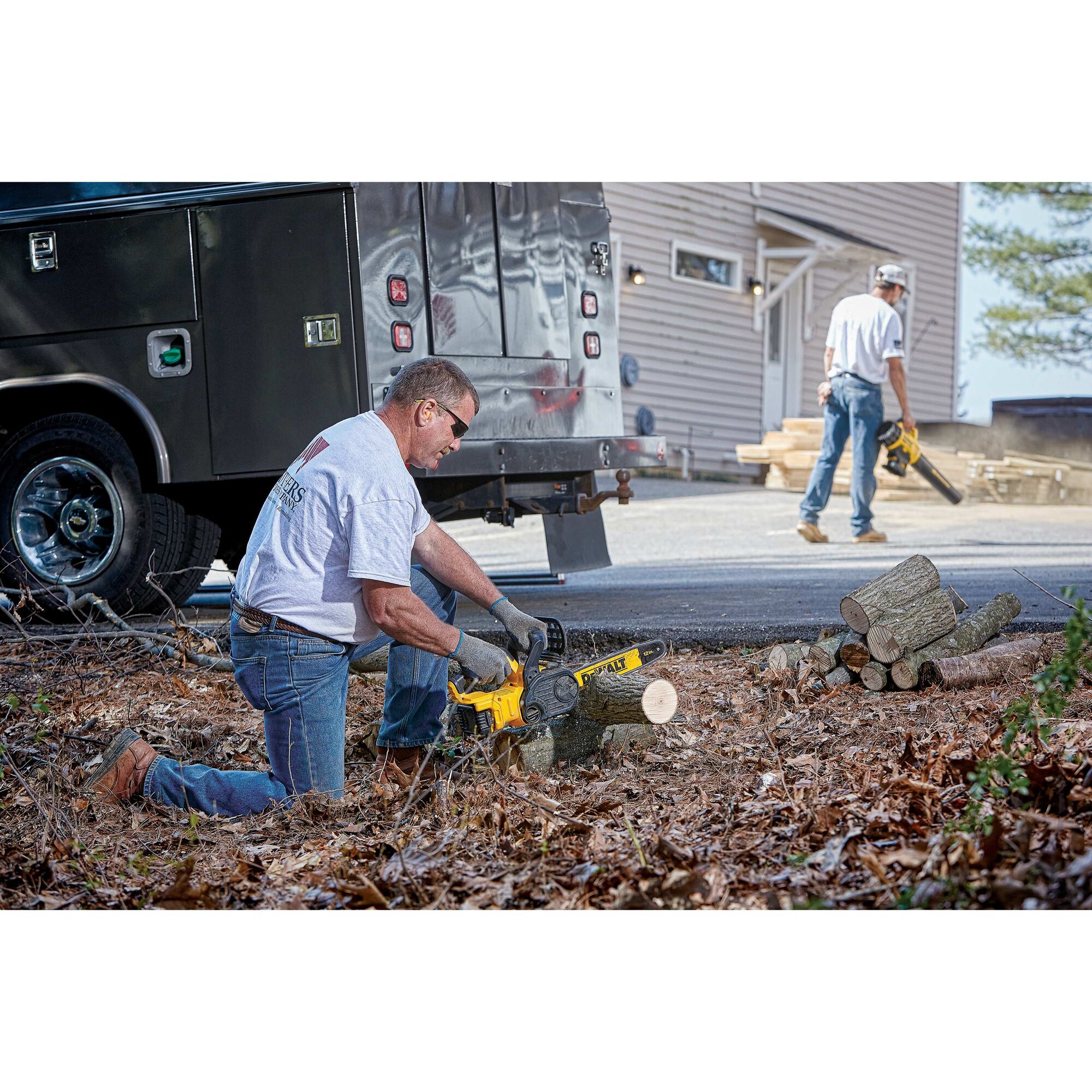 20V MAX XR Compact 12 in Cordless Chainsaw Tool Only DEWALT