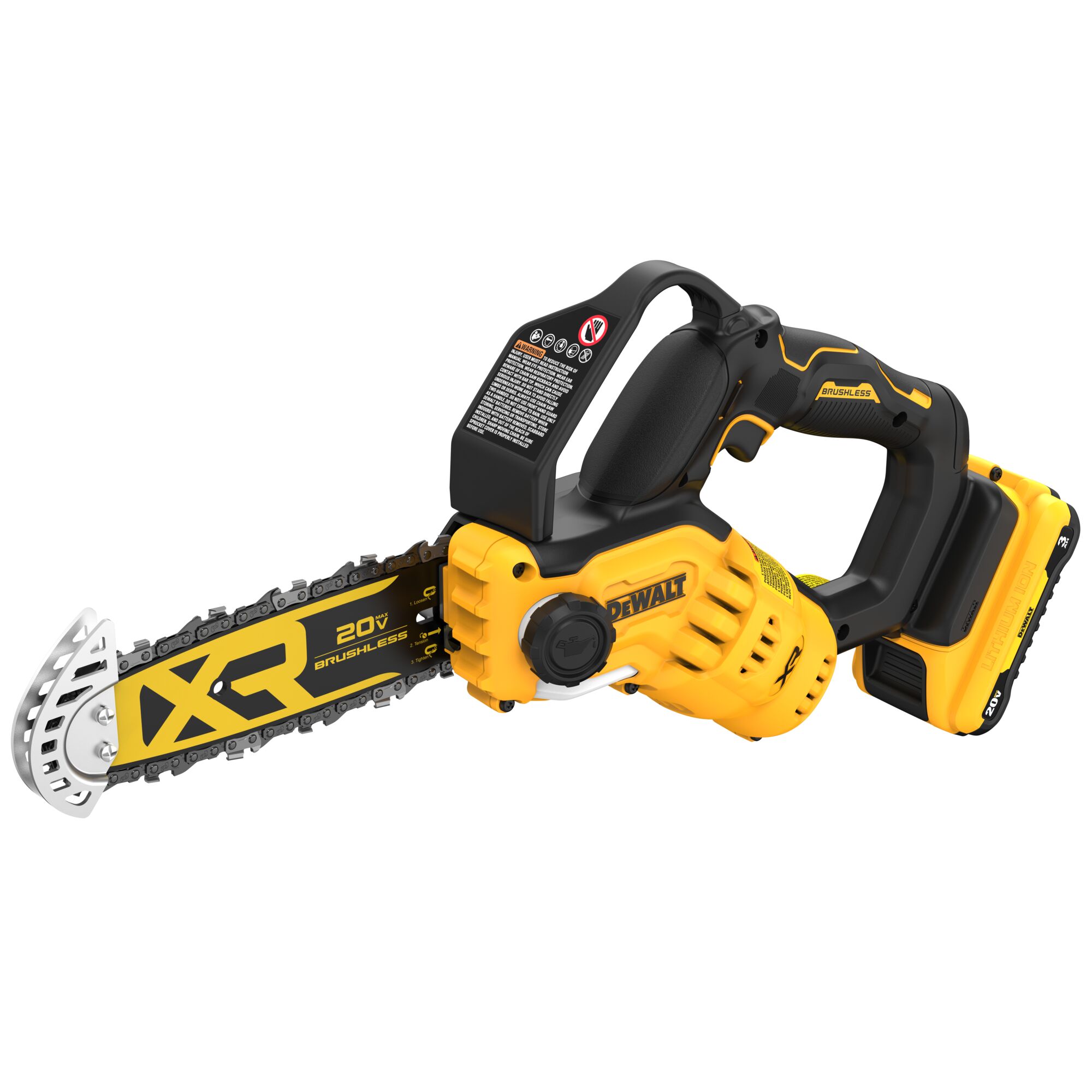 Dewalt battery best sale powered chainsaw review