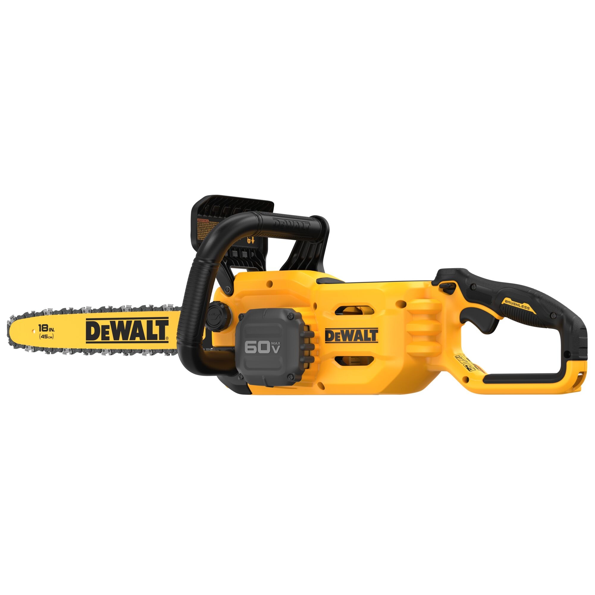 60V MAX Brushless Cordless 18 in Chainsaw Tool Only DEWALT