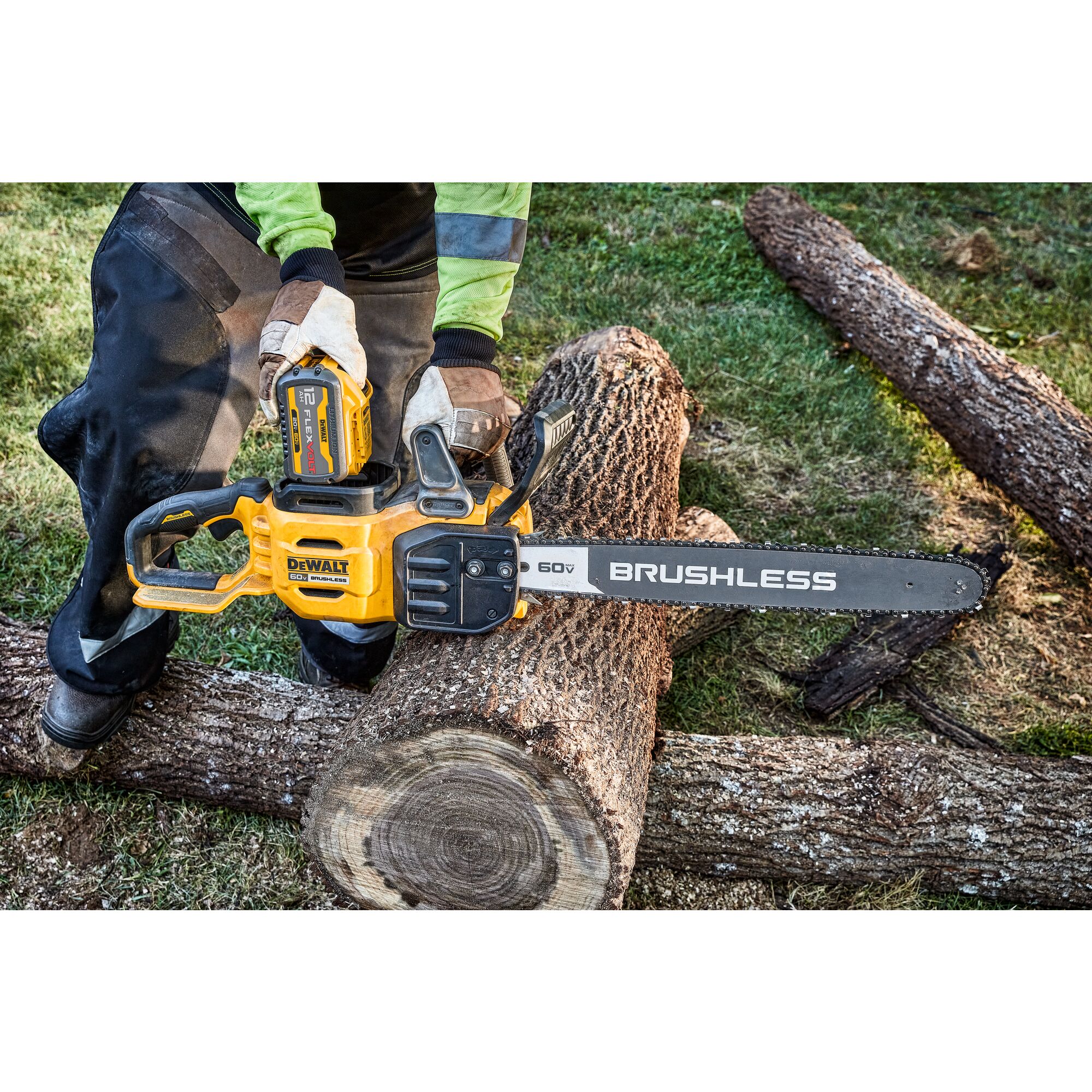 Dewalt 60 volt battery chainsaw new arrivals