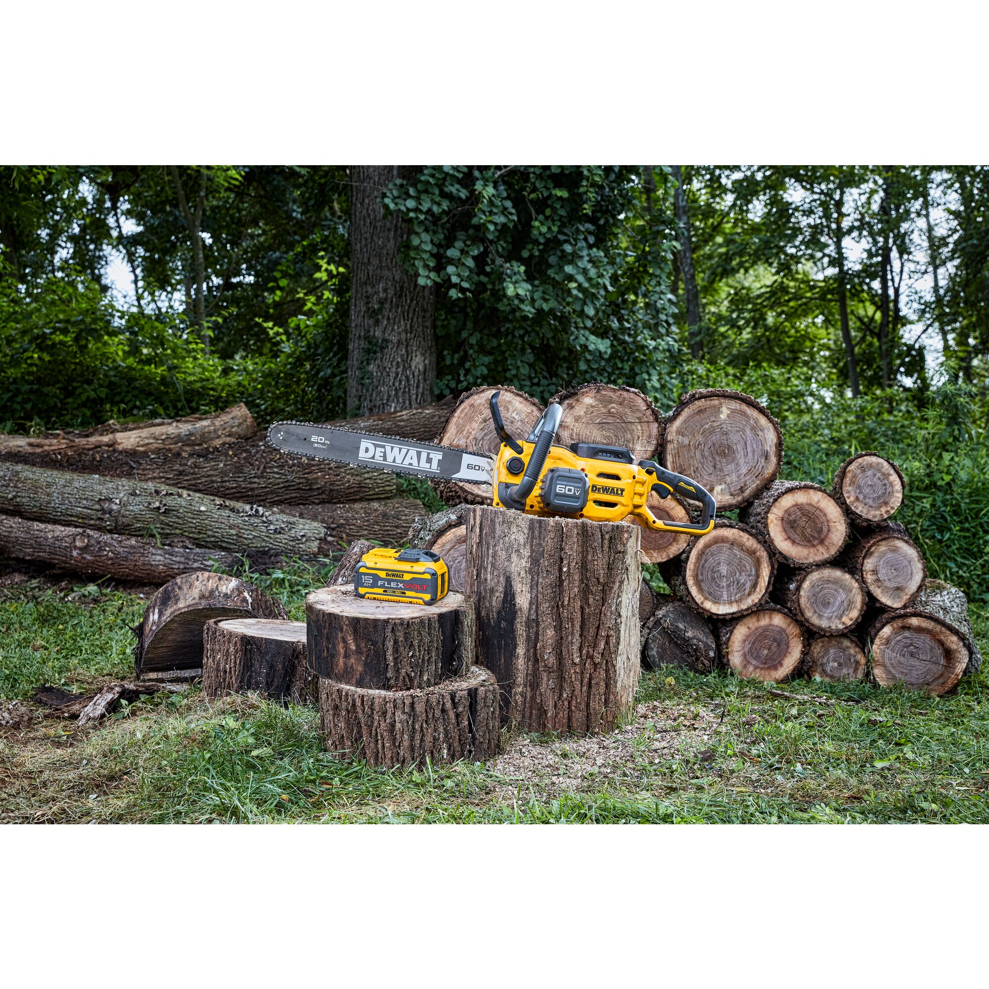 Dewalt cordless deals chainsaw 60v