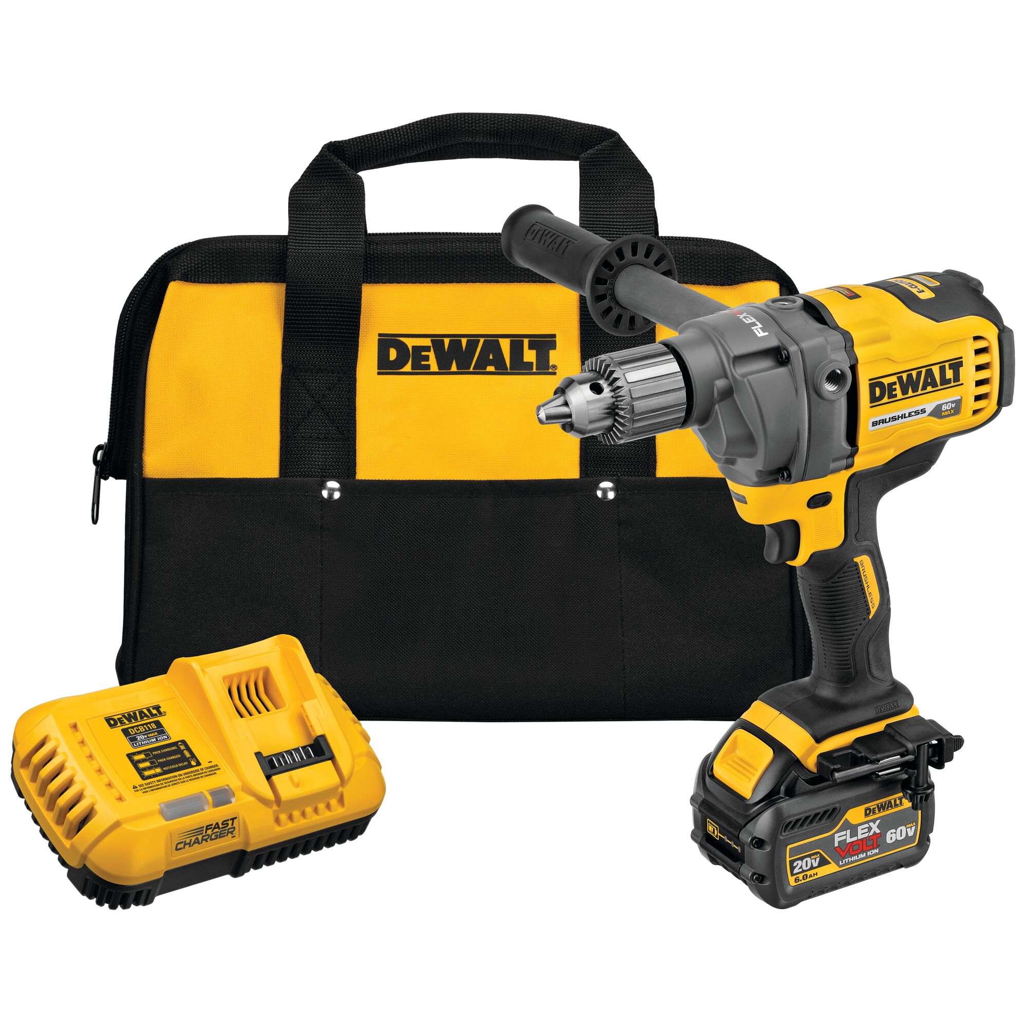 60V MAX Mixer Drill with E CLUTCH System Kit DEWALT