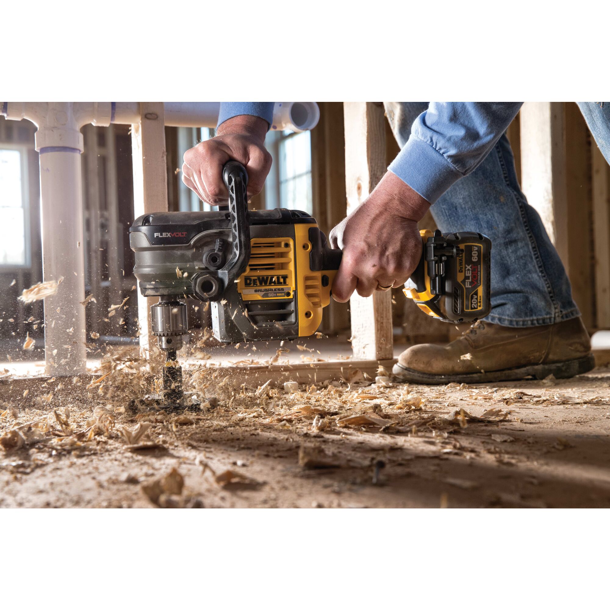 Dewalt hole hawg discount drill