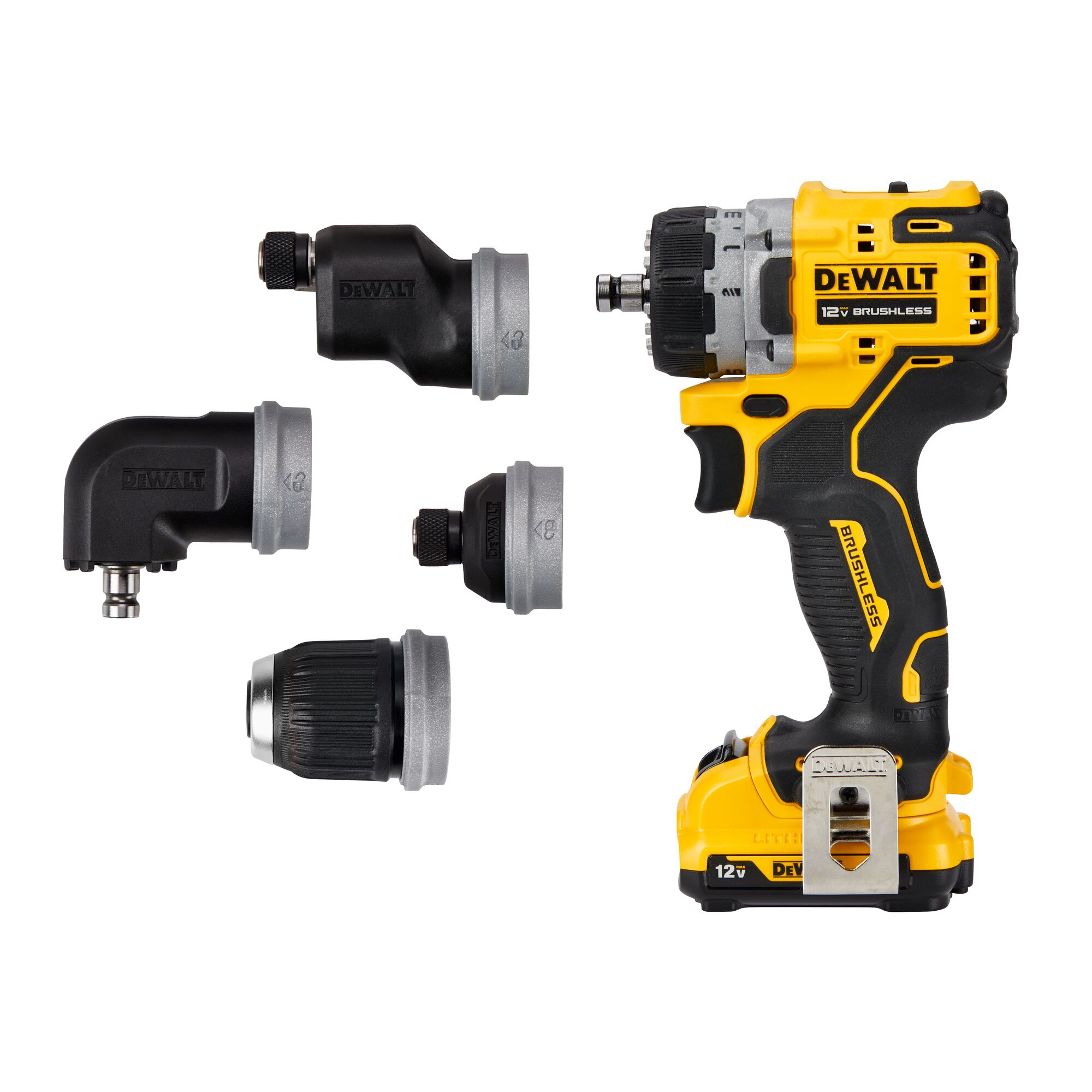 XTREME 12V MAX Brushless Cordless 5 in 1 Drill Driver Kit DEWALT