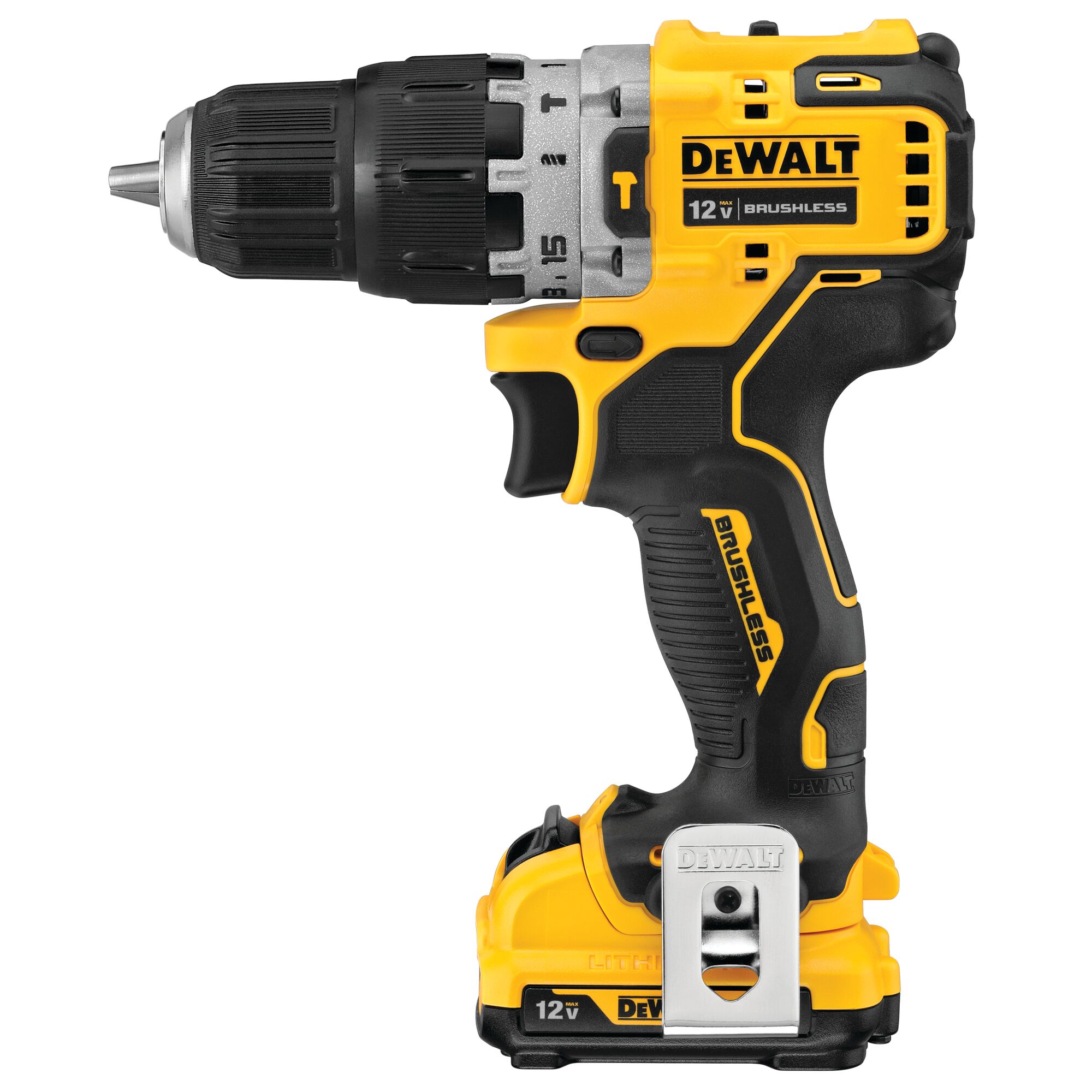 XTREME 12V MAX Brushless Cordless 3 8 in. Hammer Drill Kit DEWALT