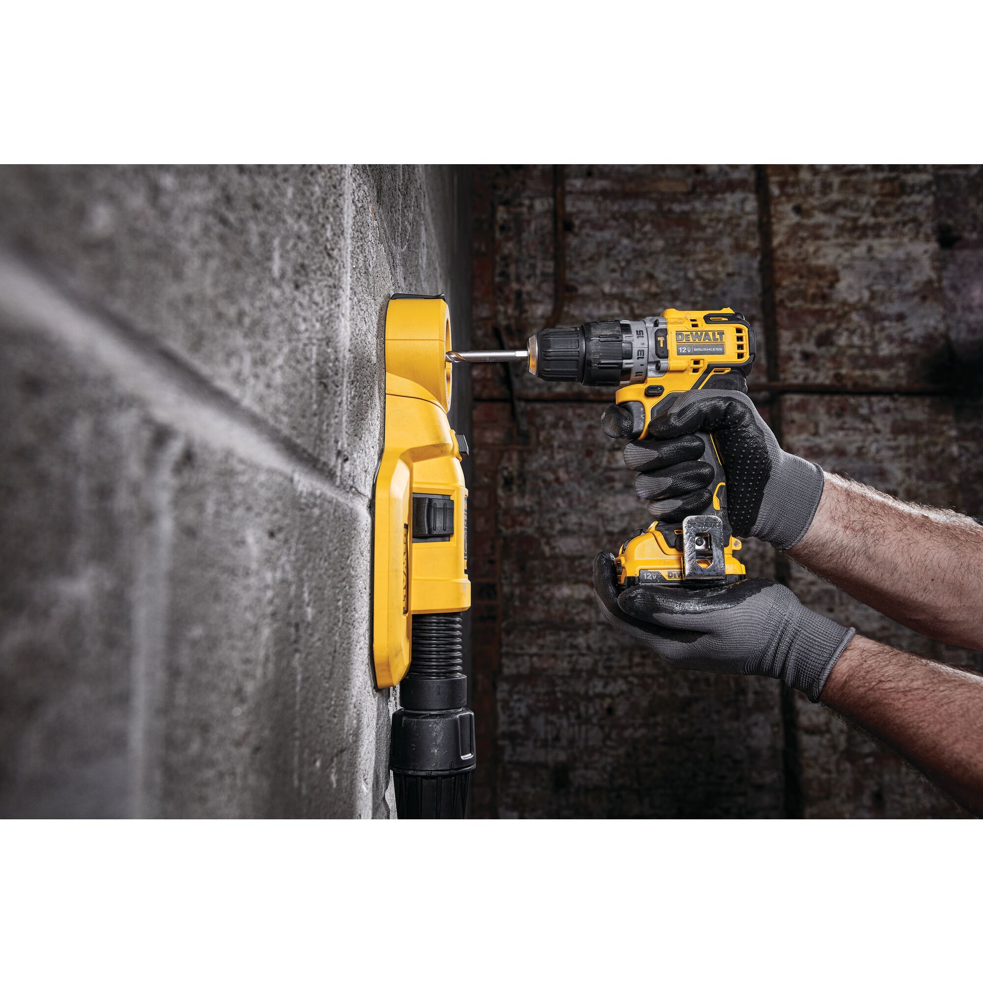 XTREME 12V MAX Brushless Cordless 3 8 in. Hammer Drill Kit DEWALT