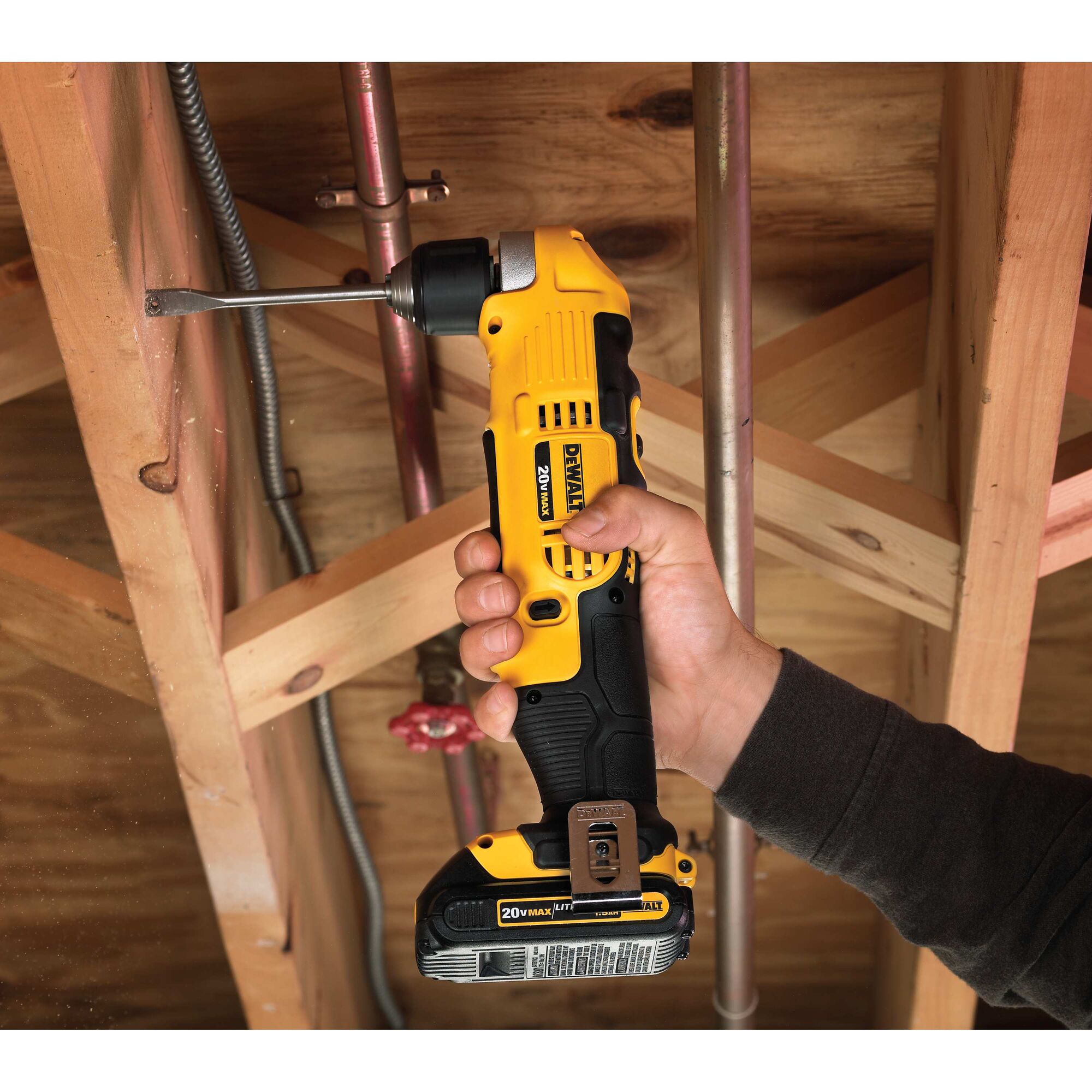 Dewalt cordless best sale 90 degree drill