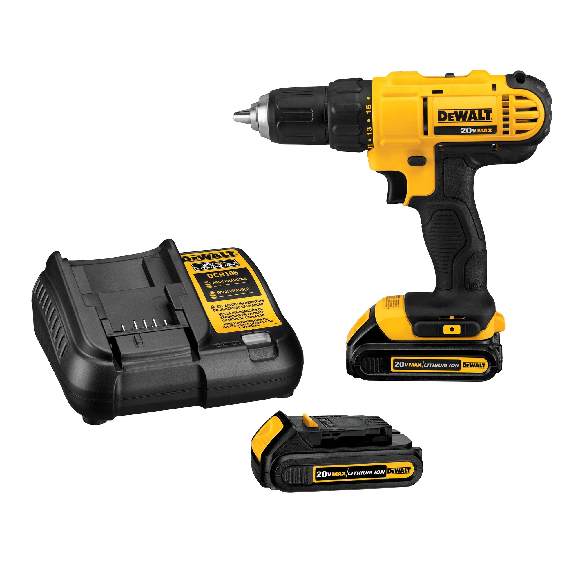 20V MAX Compact Drill Driver Kit DEWALT