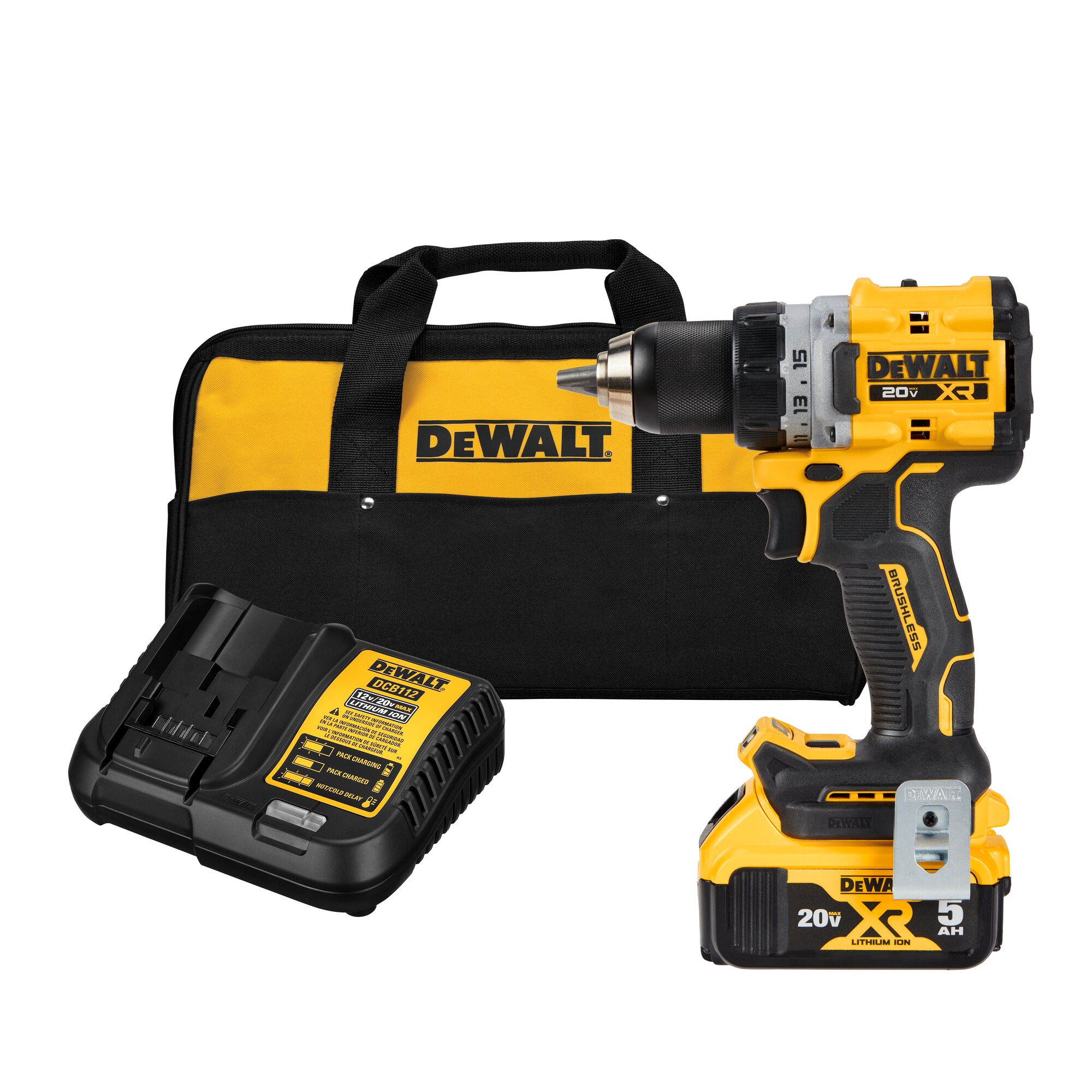 Dewalt 5ah 2025 drill set