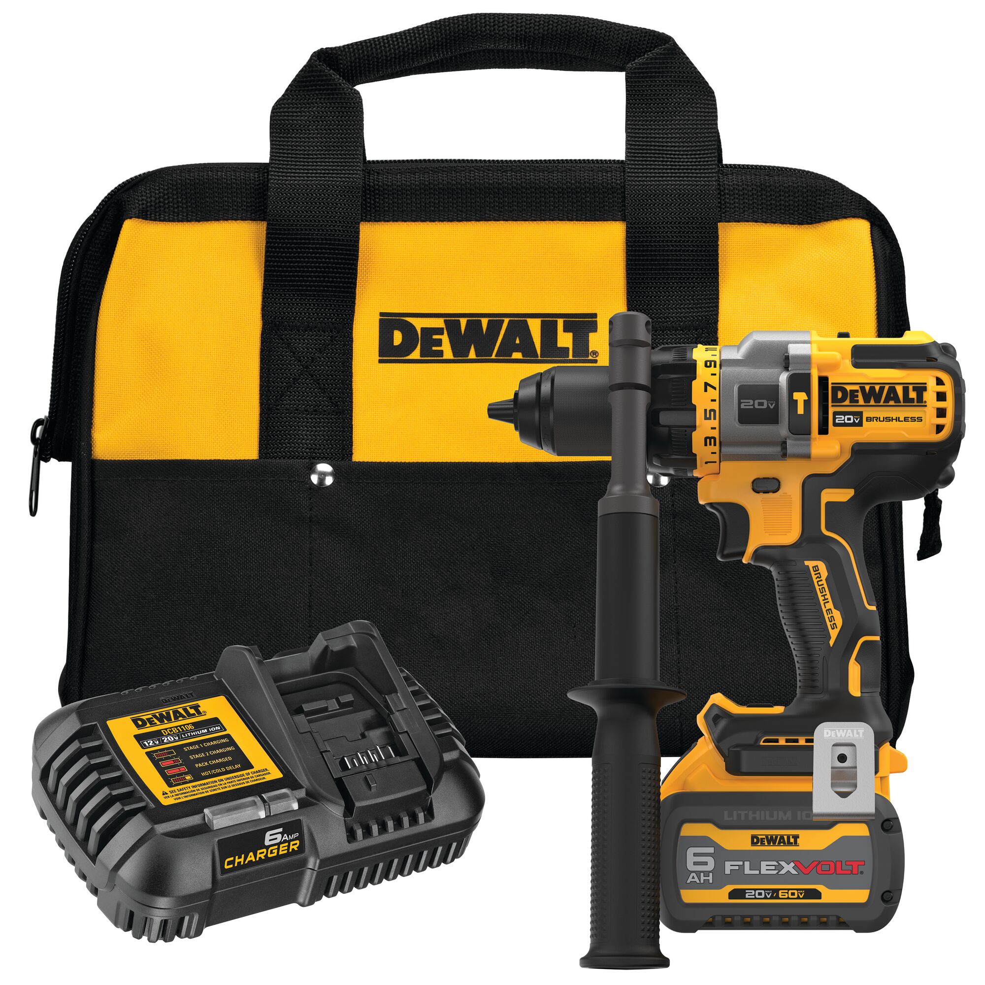 Dewalt cordless best sale drill set