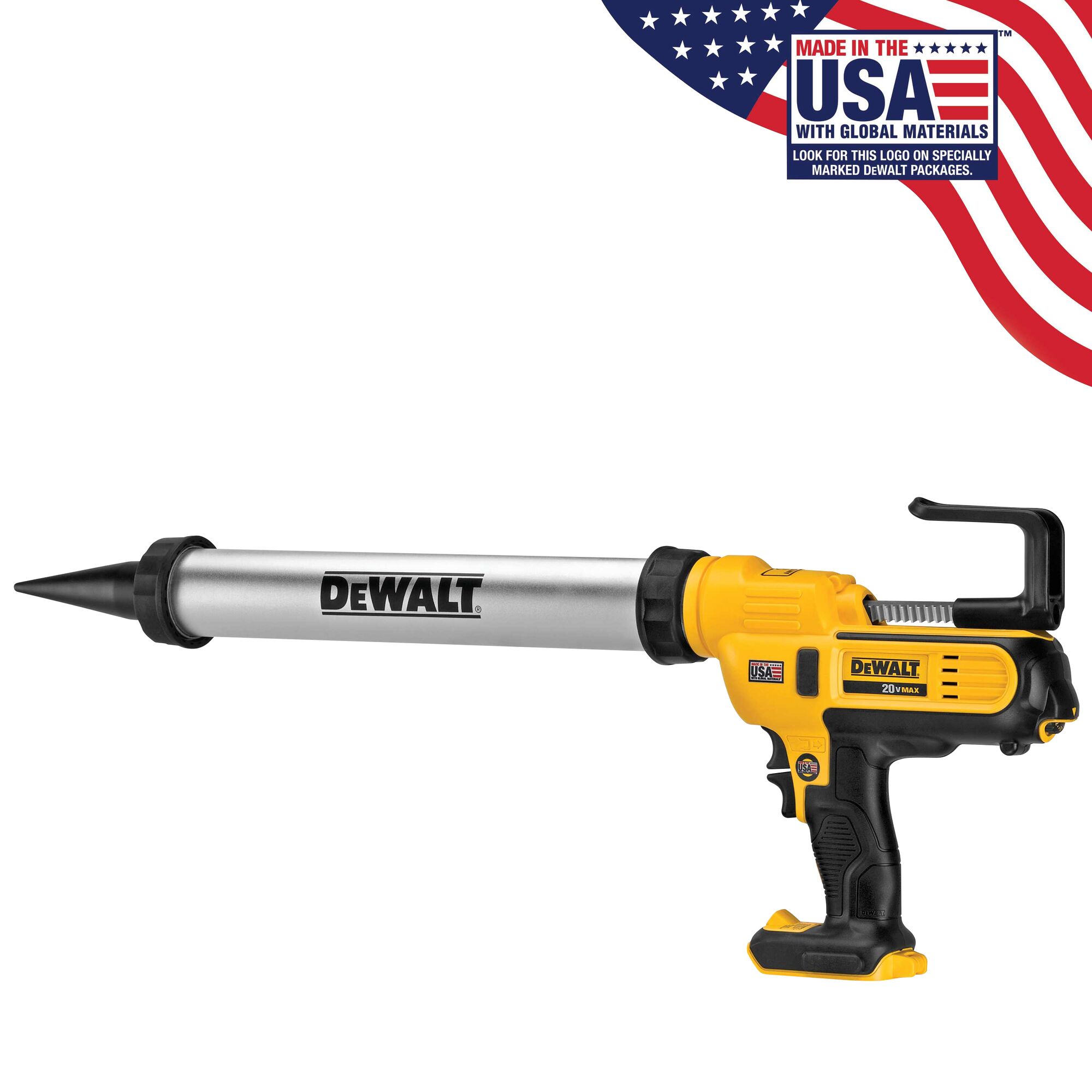 20V MAX* 300-600ml Sausage Pack Adhesive Gun (Tool Only) | DEWALT