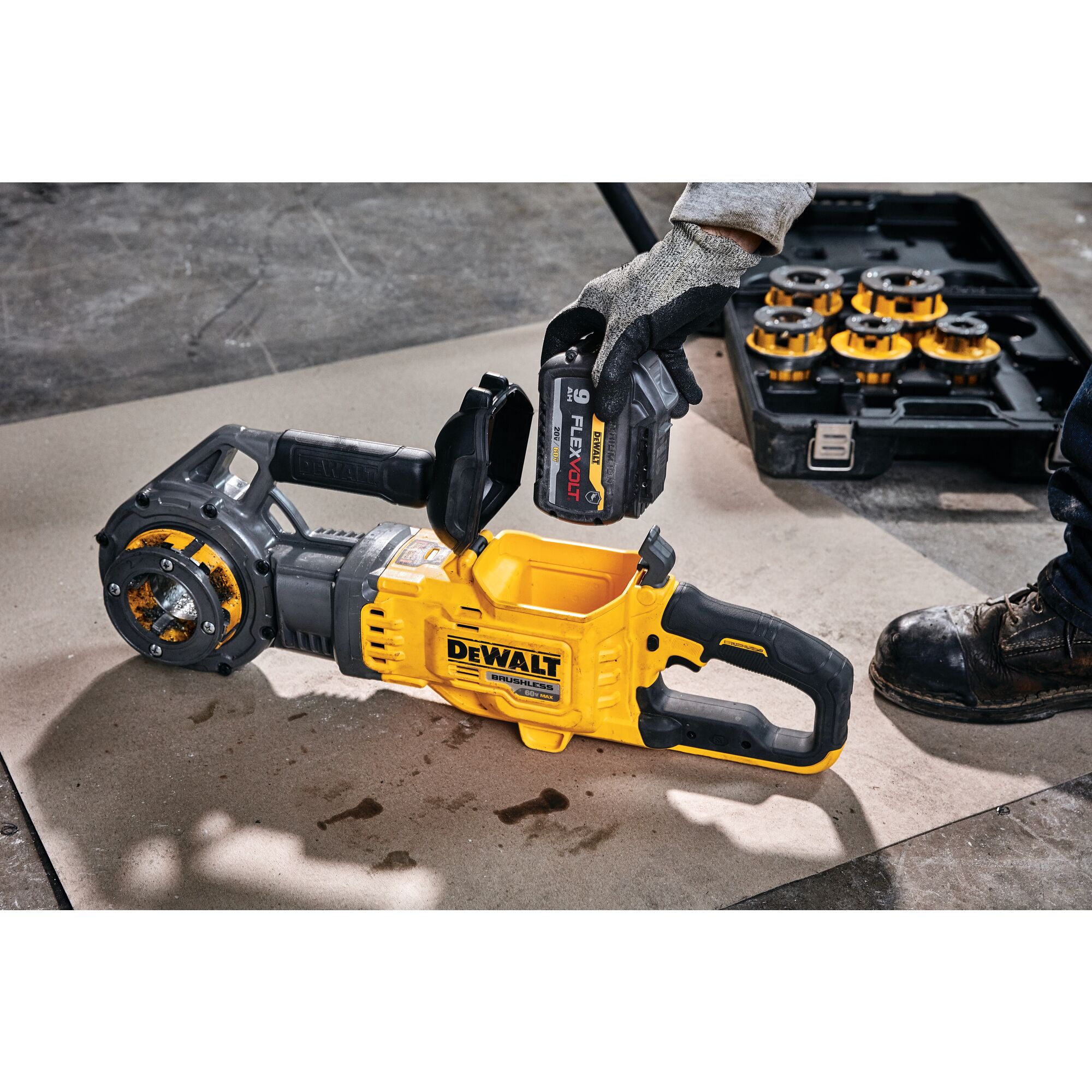 Dewalt pipe threader discount dies