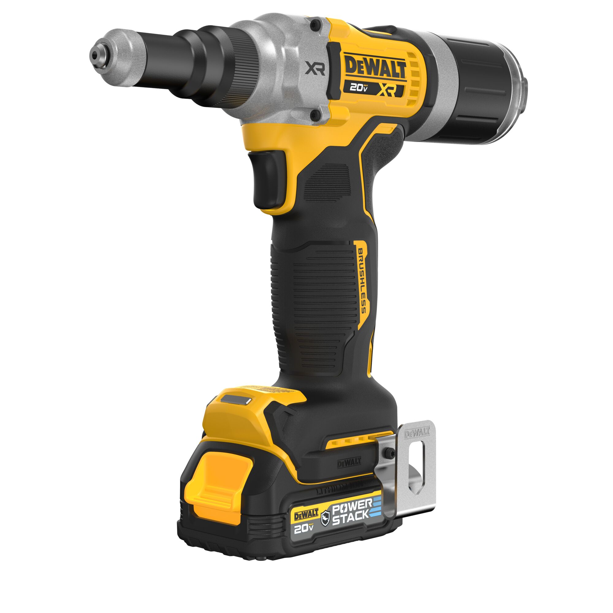 20V MAX* XR® Brushless Cordless 1/4" Rivet Tool Kit With DEWALT ...