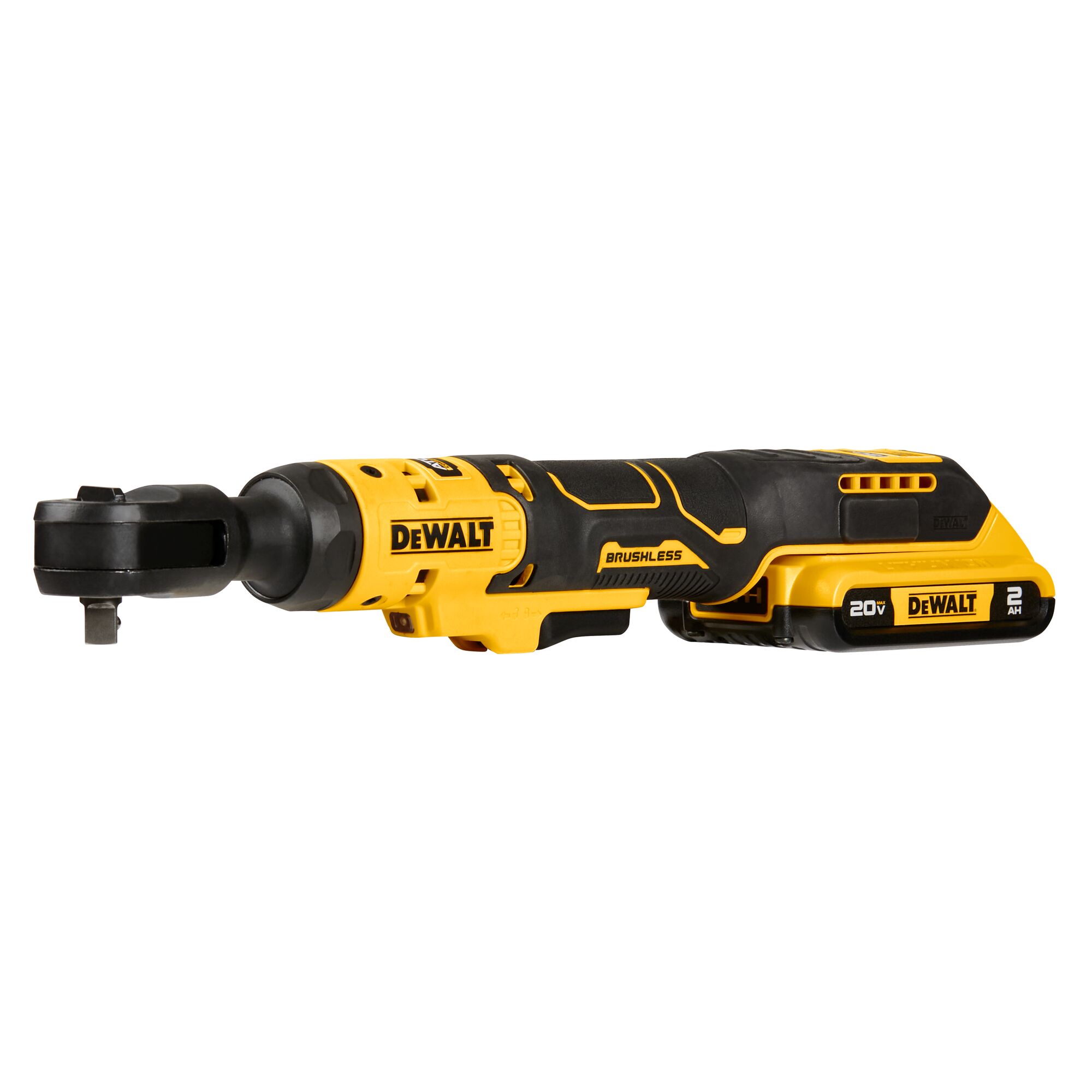 ATOMIC COMPACT SERIES 20V MAX Brushless 3 8 in. Ratchet Kit DEWALT