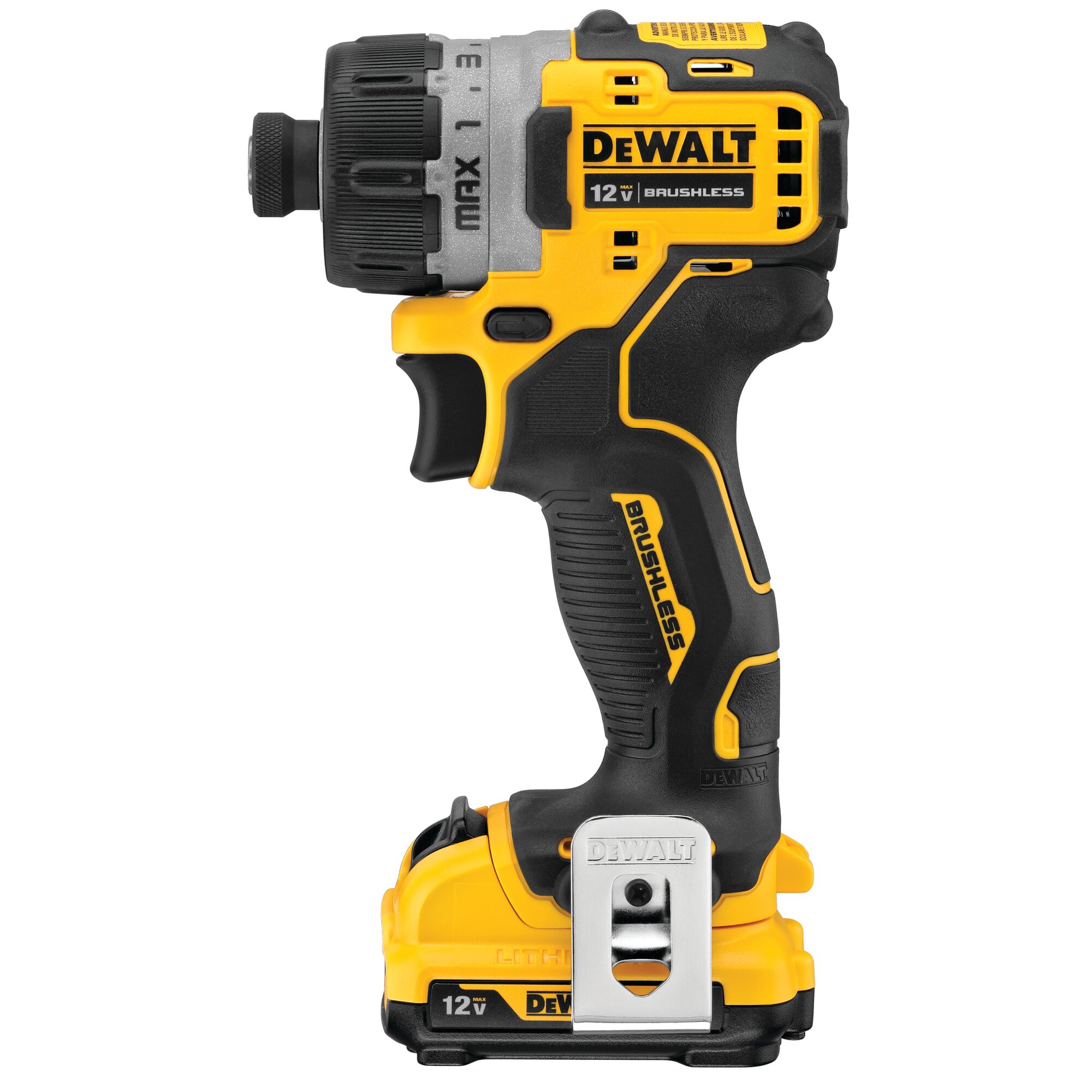 XTREME 12V MAX Brushless Cordless 1 4 in Screwdriver Kit DEWALT