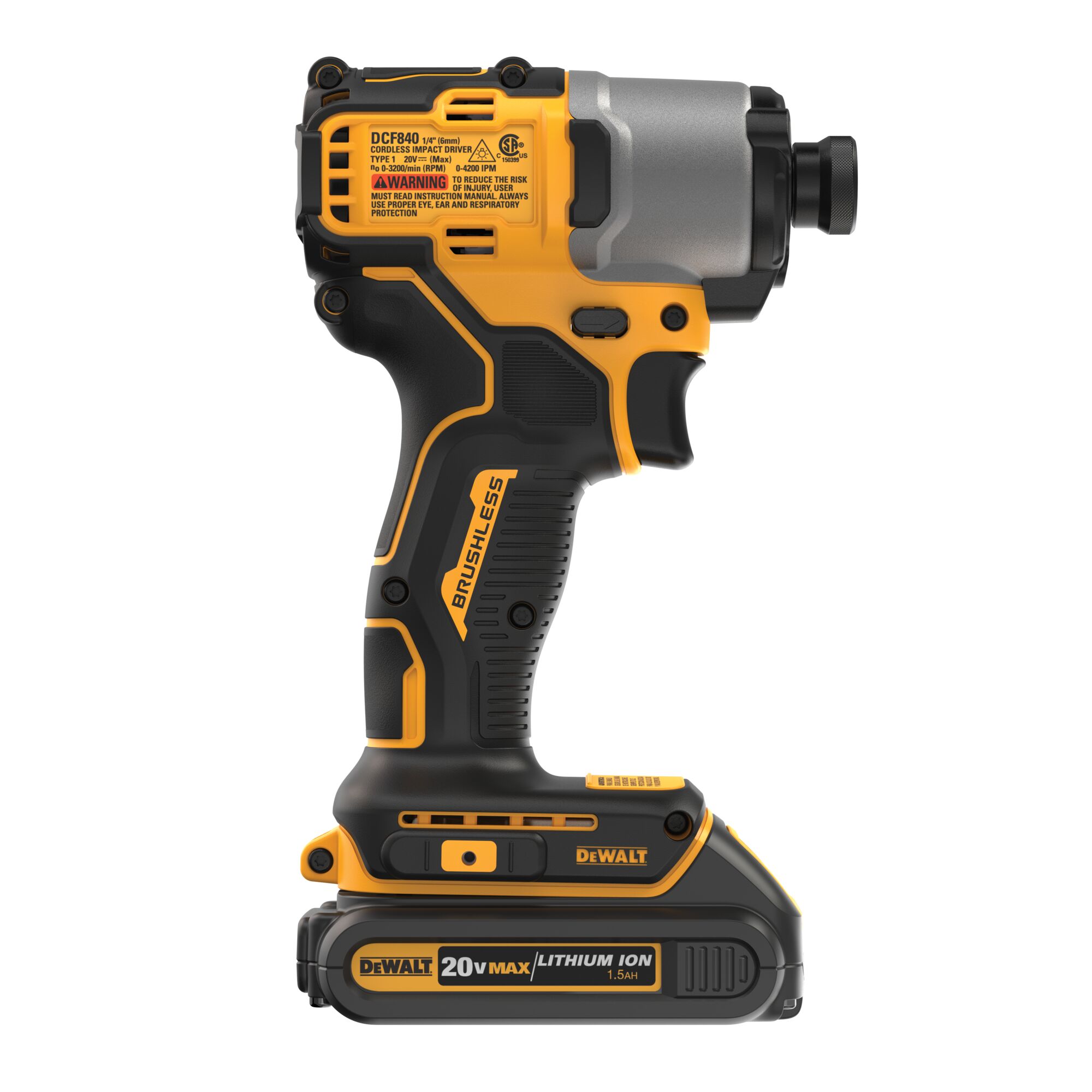 20V MAX Brushless Cordless 1 4 in. Impact Driver Kit DEWALT