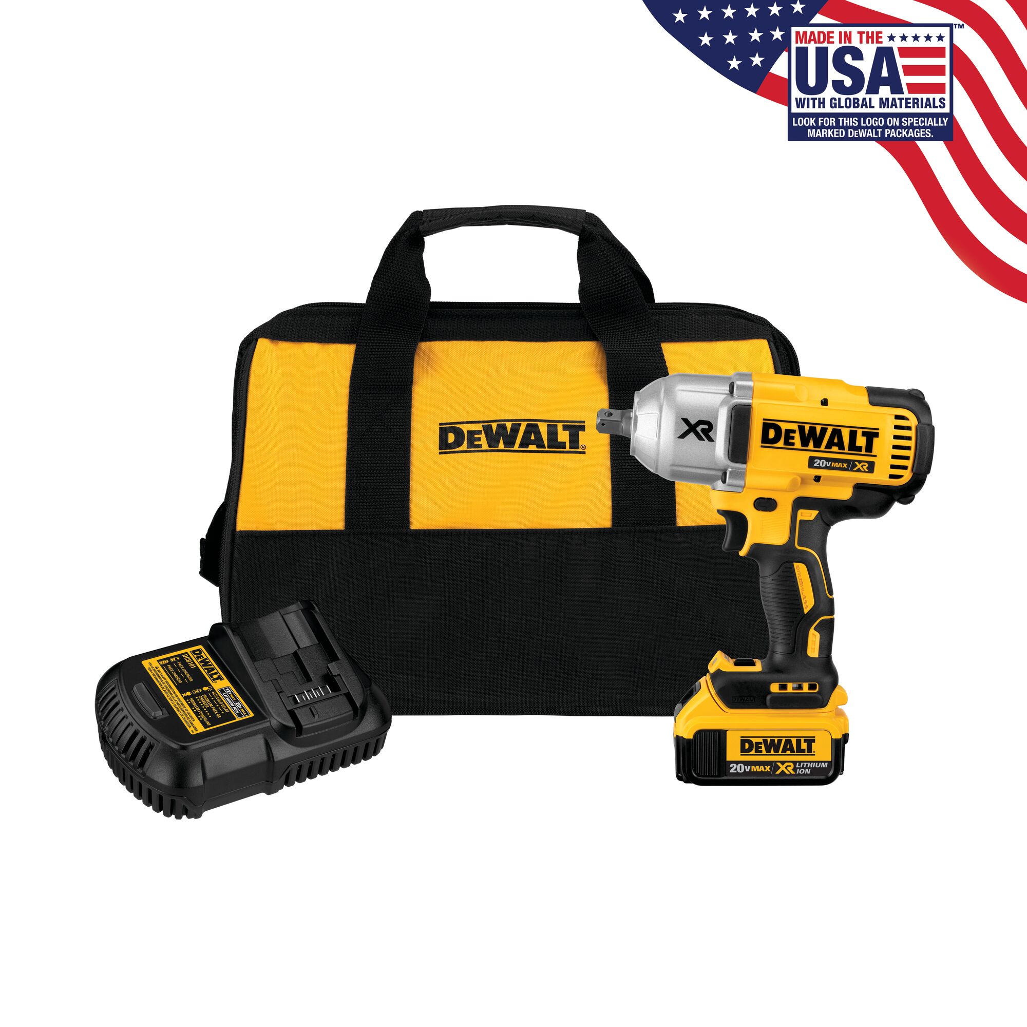 Dewalt 20v best sale xr impact wrench