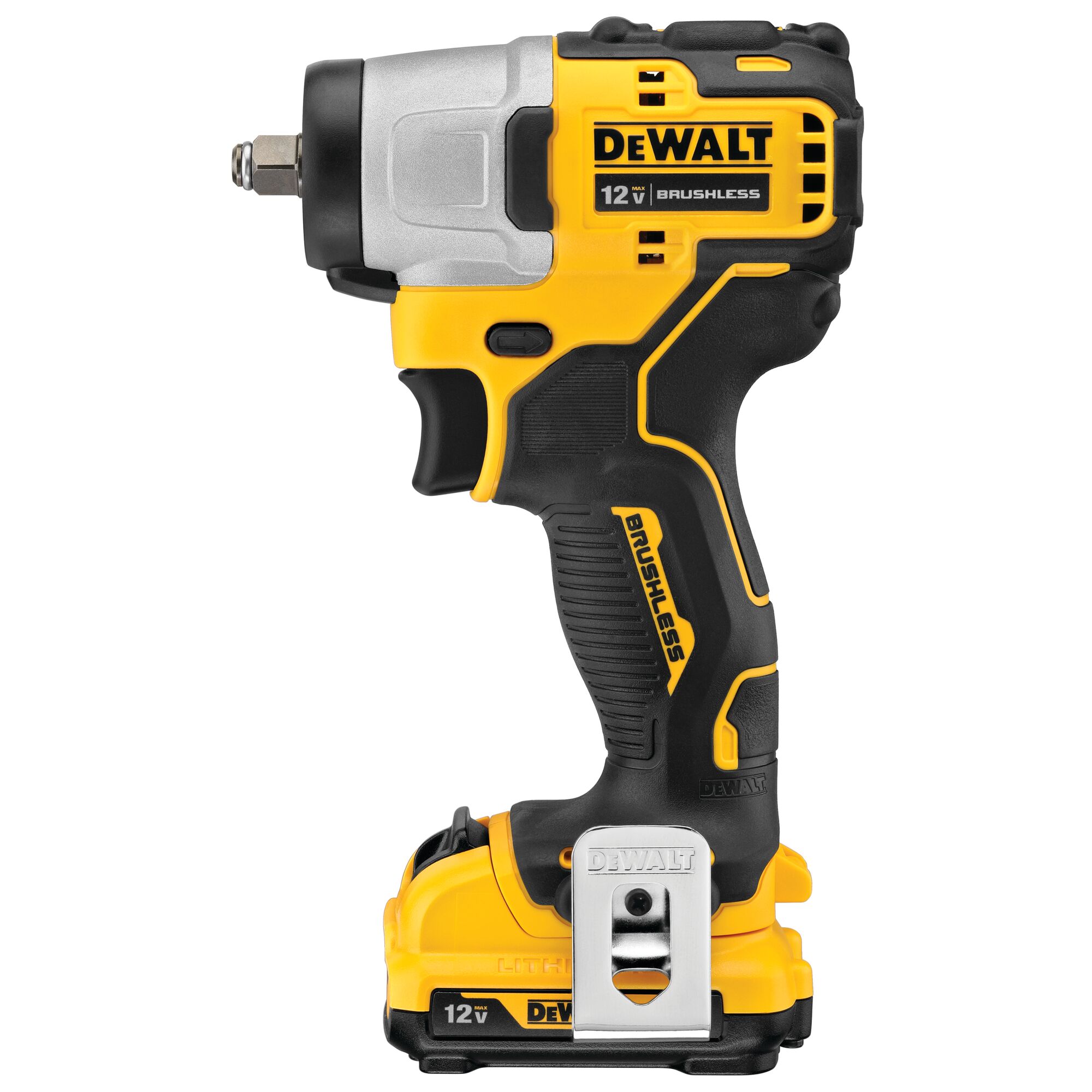 XTREME 12V MAX Brushless 3 8 in. Cordless Impact Wrench Kit DEWALT