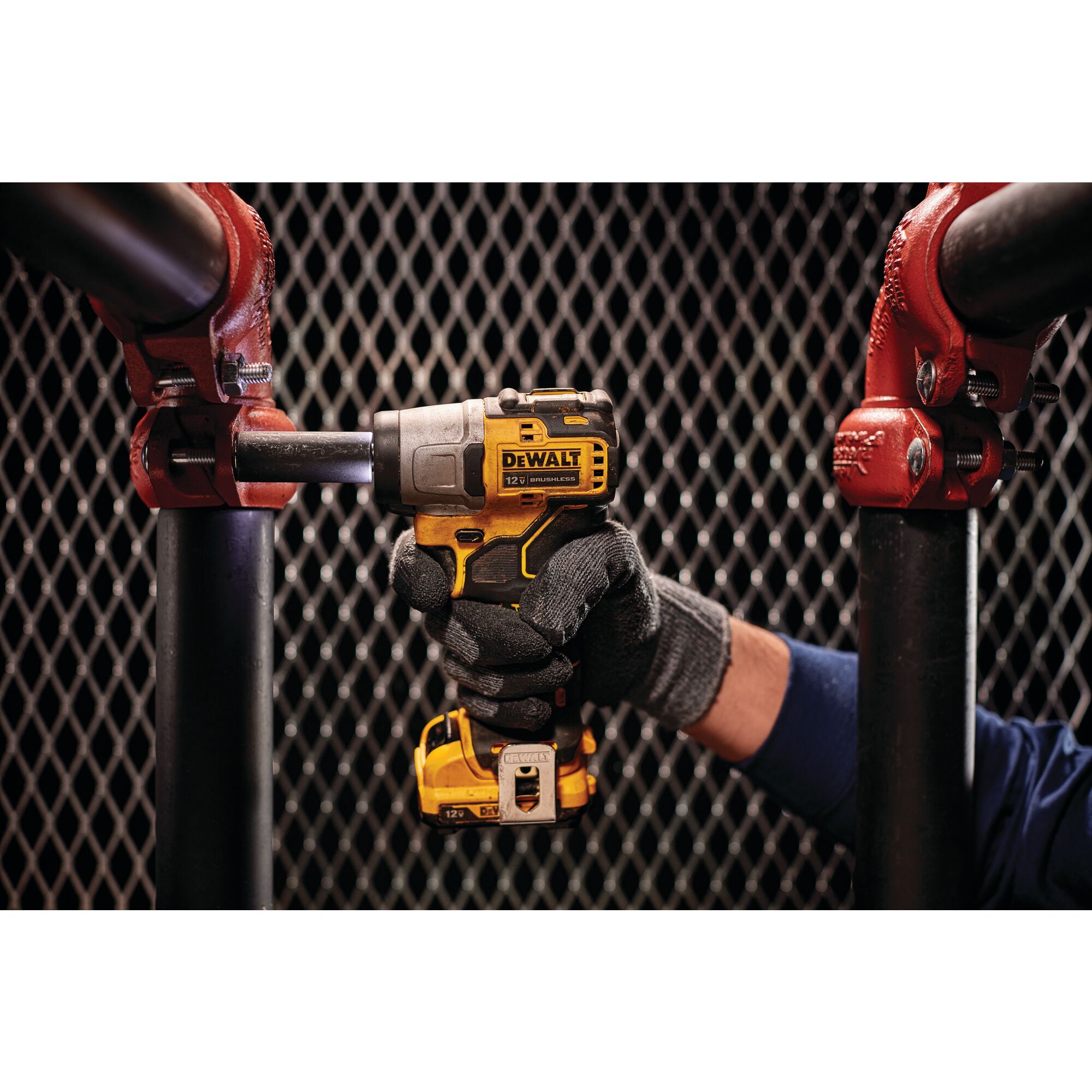 XTREME 12V MAX Brushless 3 8 in. Cordless Impact Wrench Kit DEWALT