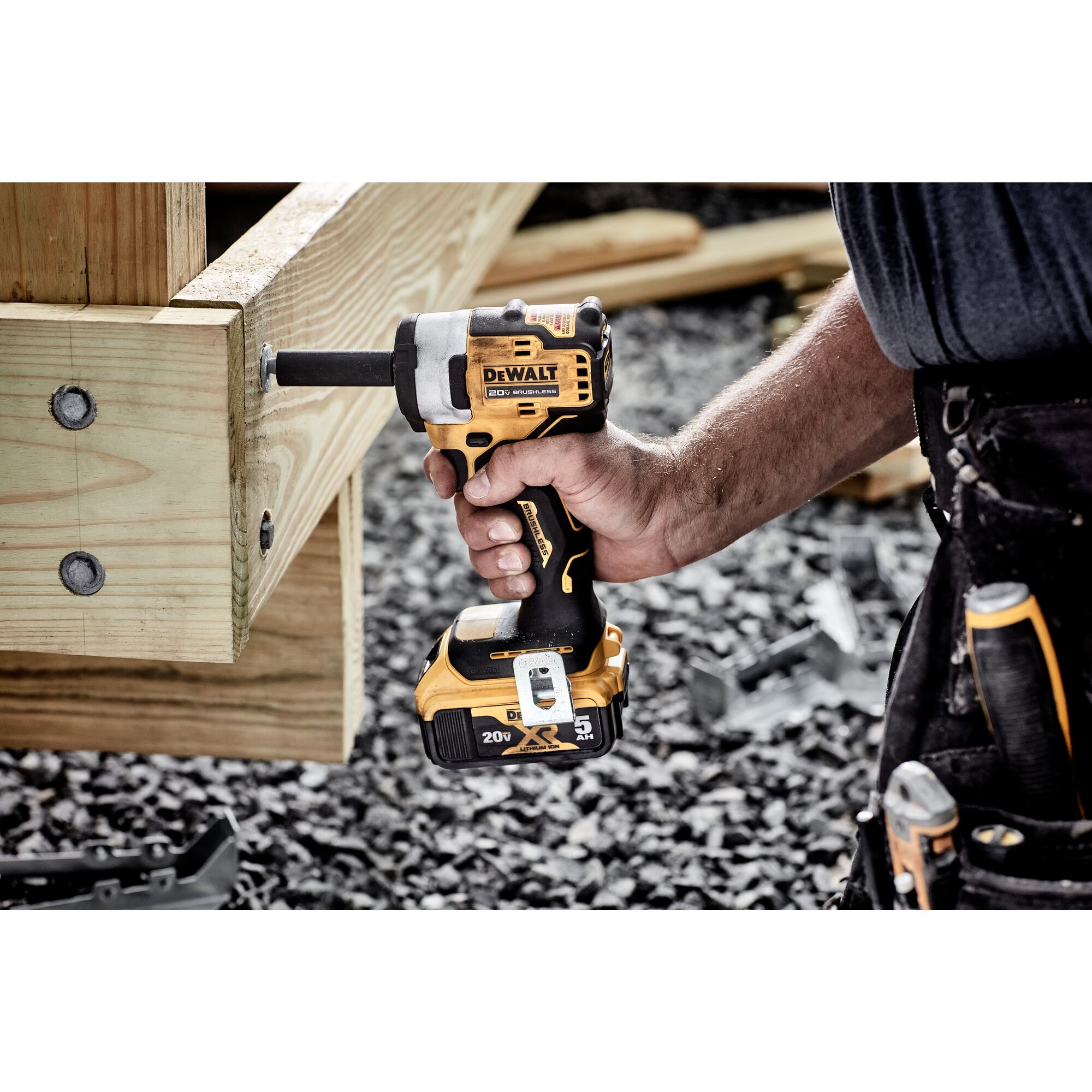 20V MAX 3 8 in. Cordless Impact Wrench with Hog Ring Anvil Tool