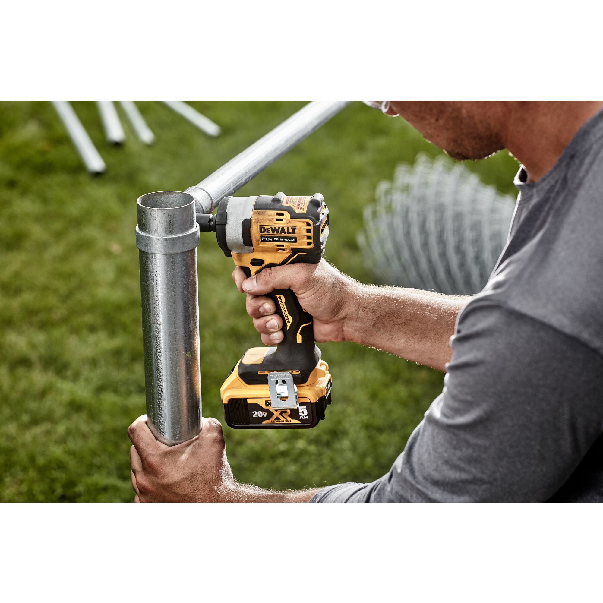 20V MAX 3 8 in. Cordless Impact Wrench with Hog Ring Anvil Tool