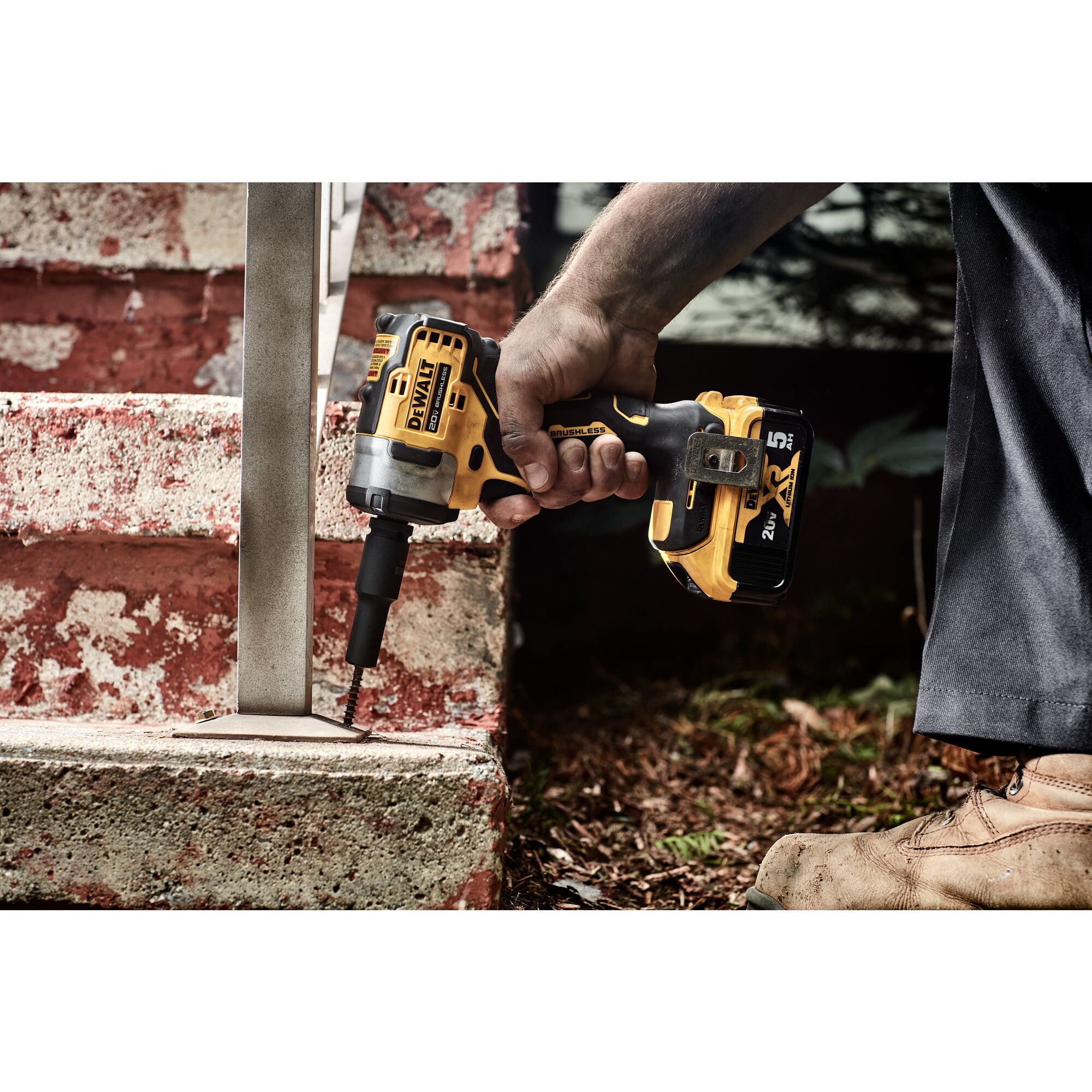 20V MAX 3 8 in. Cordless Impact Wrench with Hog Ring Anvil Tool