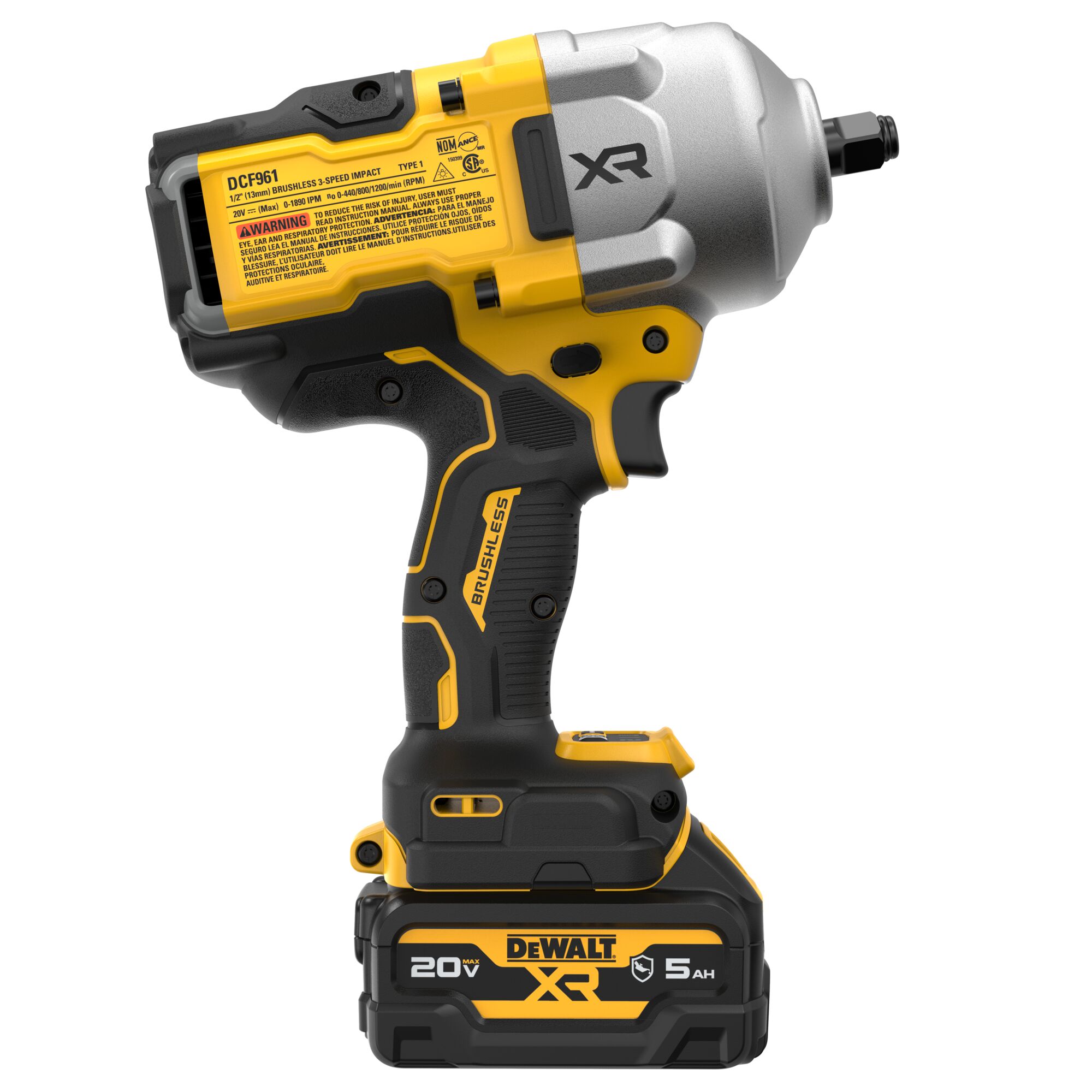 20V MAX XR Brushless Cordless 1 2 In High Torque Impact Wrench